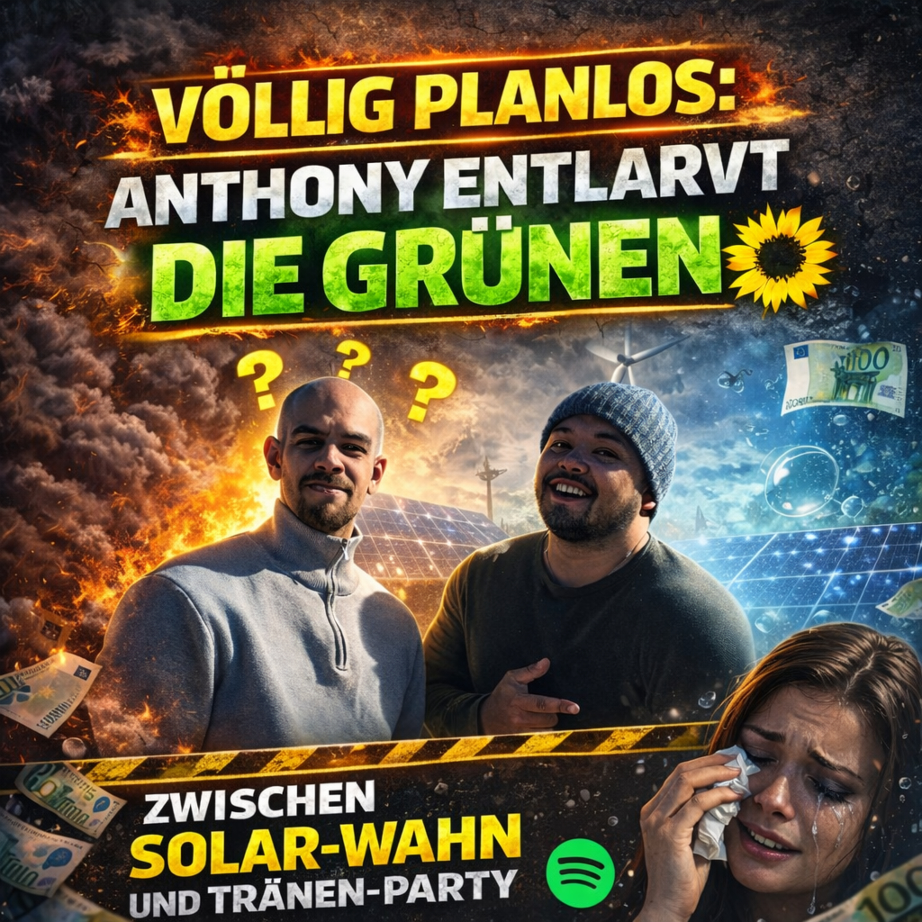 Völlig planlos: Anthony entlarvt die Grünen – Zwischen Solar-Wahn und Tränen-Party! Folge 8 episode artwork