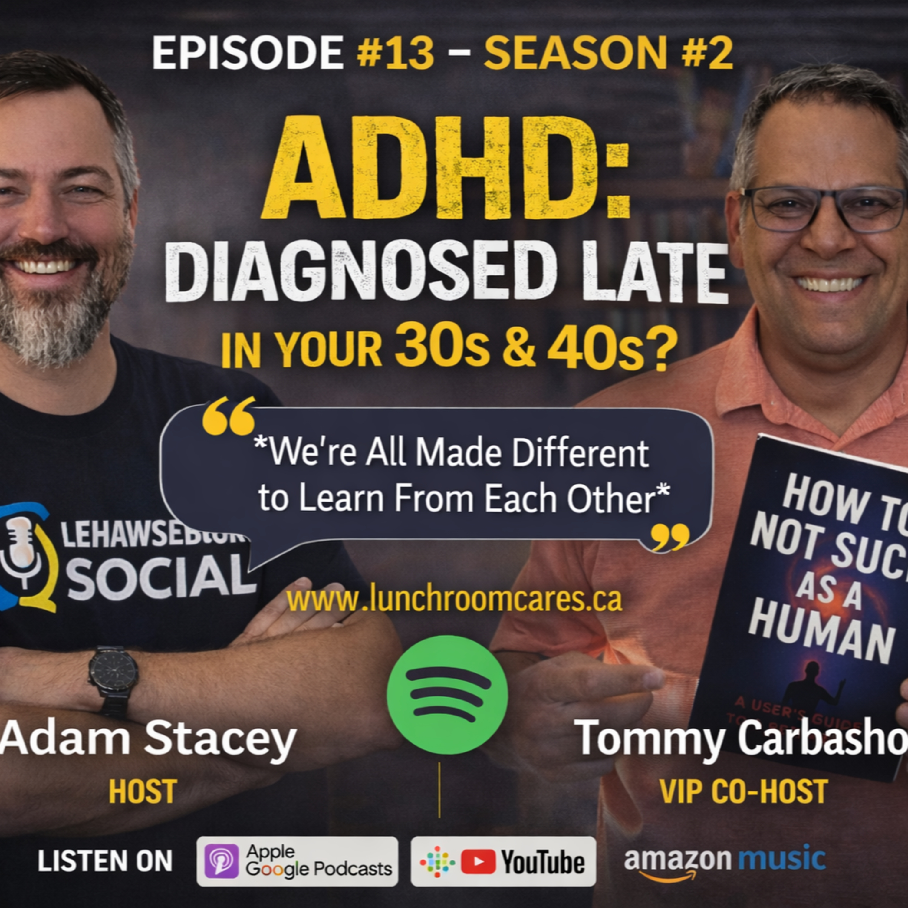 Episode #13 – Season #2: ADHD – Diagnosed Late in Your 30s & 40s