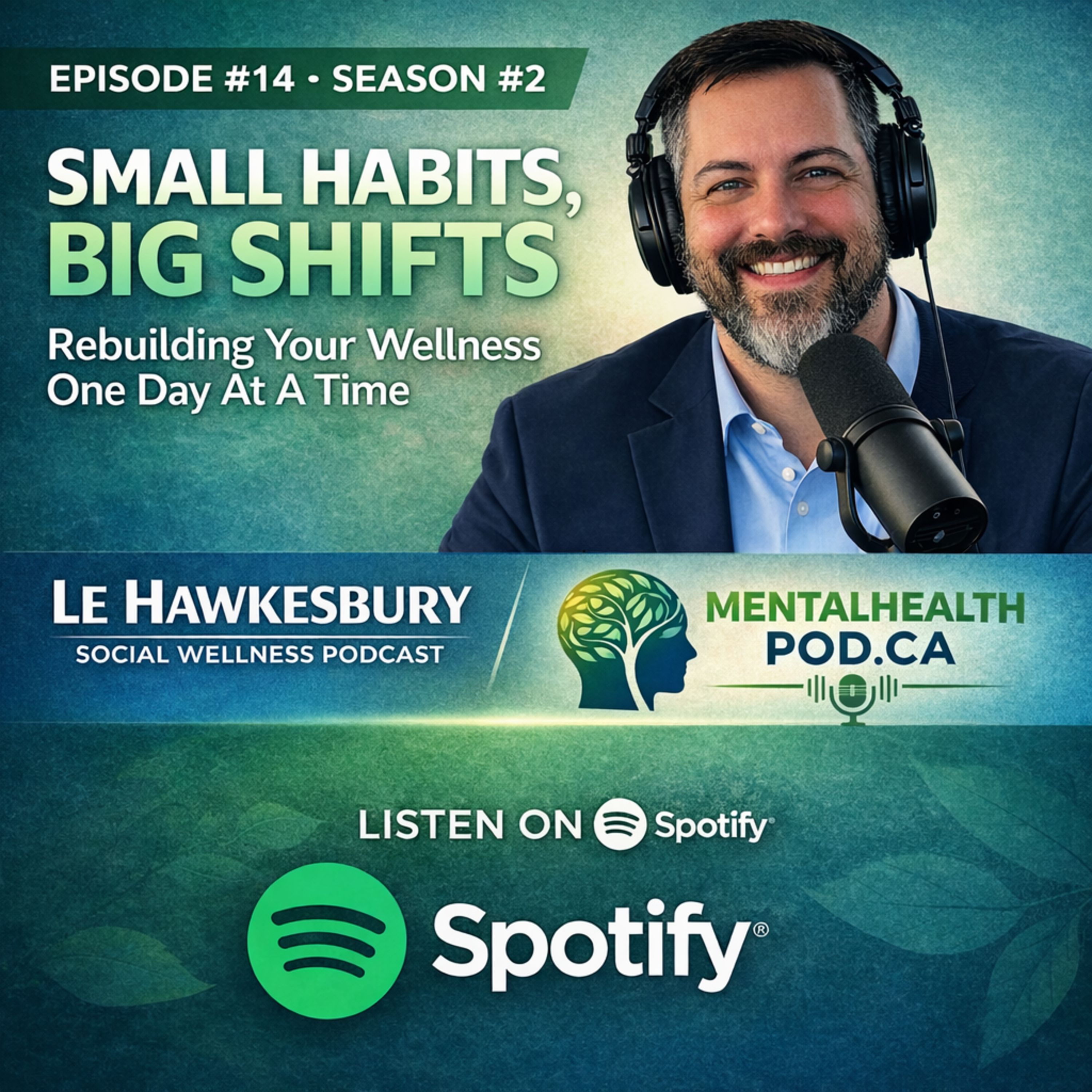 Episode #14 - Season #2 - Small Habits, Big Shifts: Rebuilding Your Wellness One Day At A Time episode artwork
