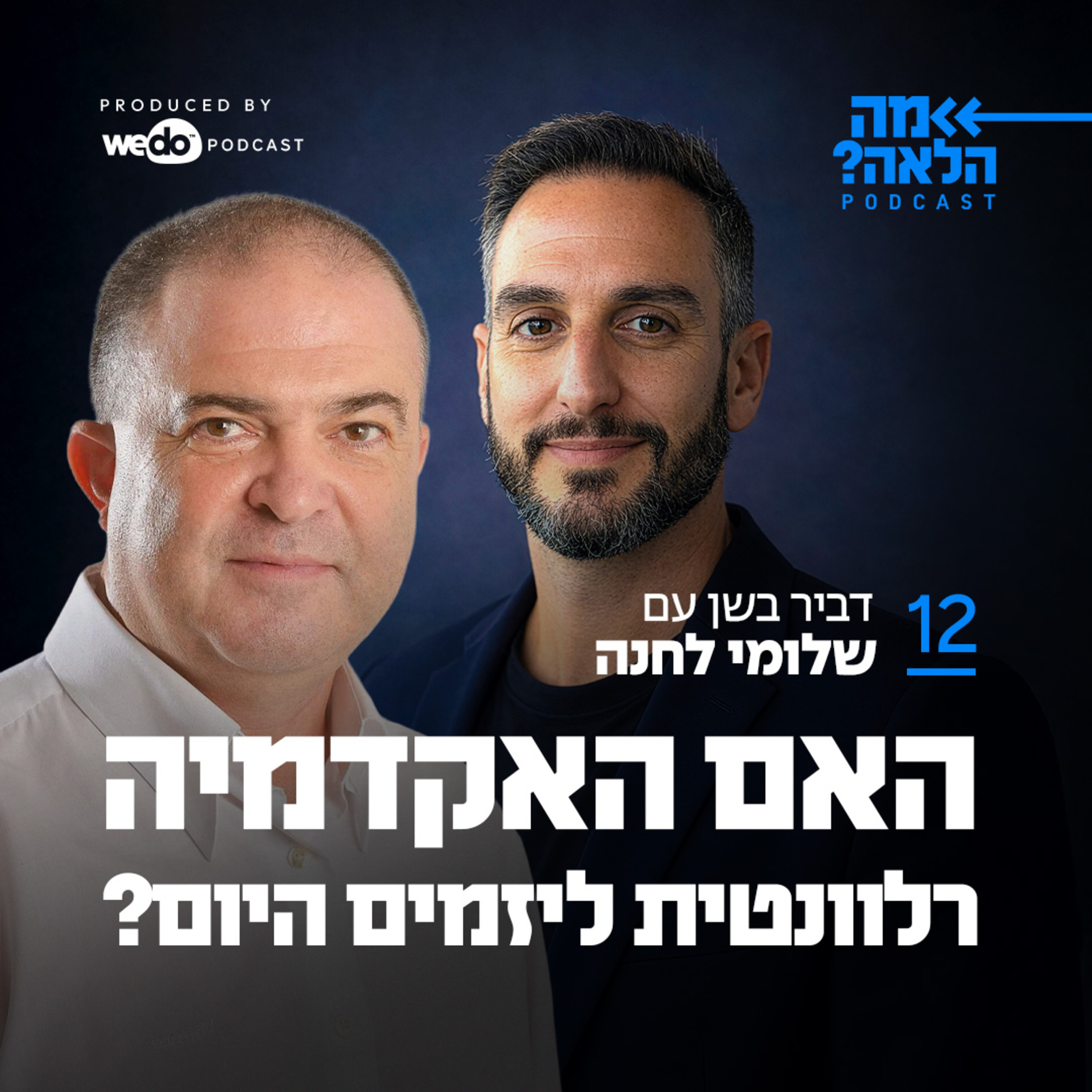 פרק 12 - האם האקדמיה רלוונטית ליזמים היום? עם שלומי לחנה episode artwork