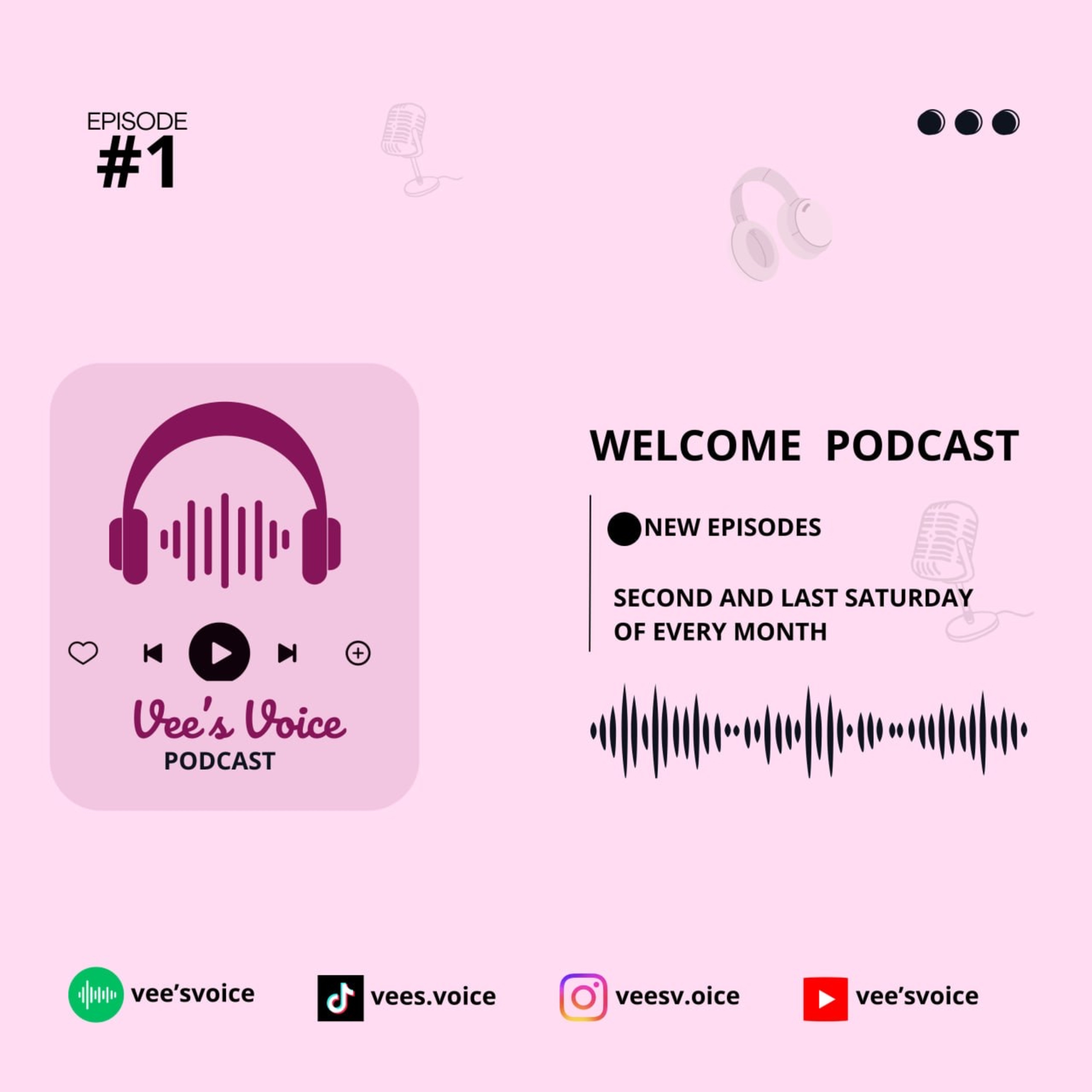 Welcome to Vee’s Voice!❤️ episode artwork
