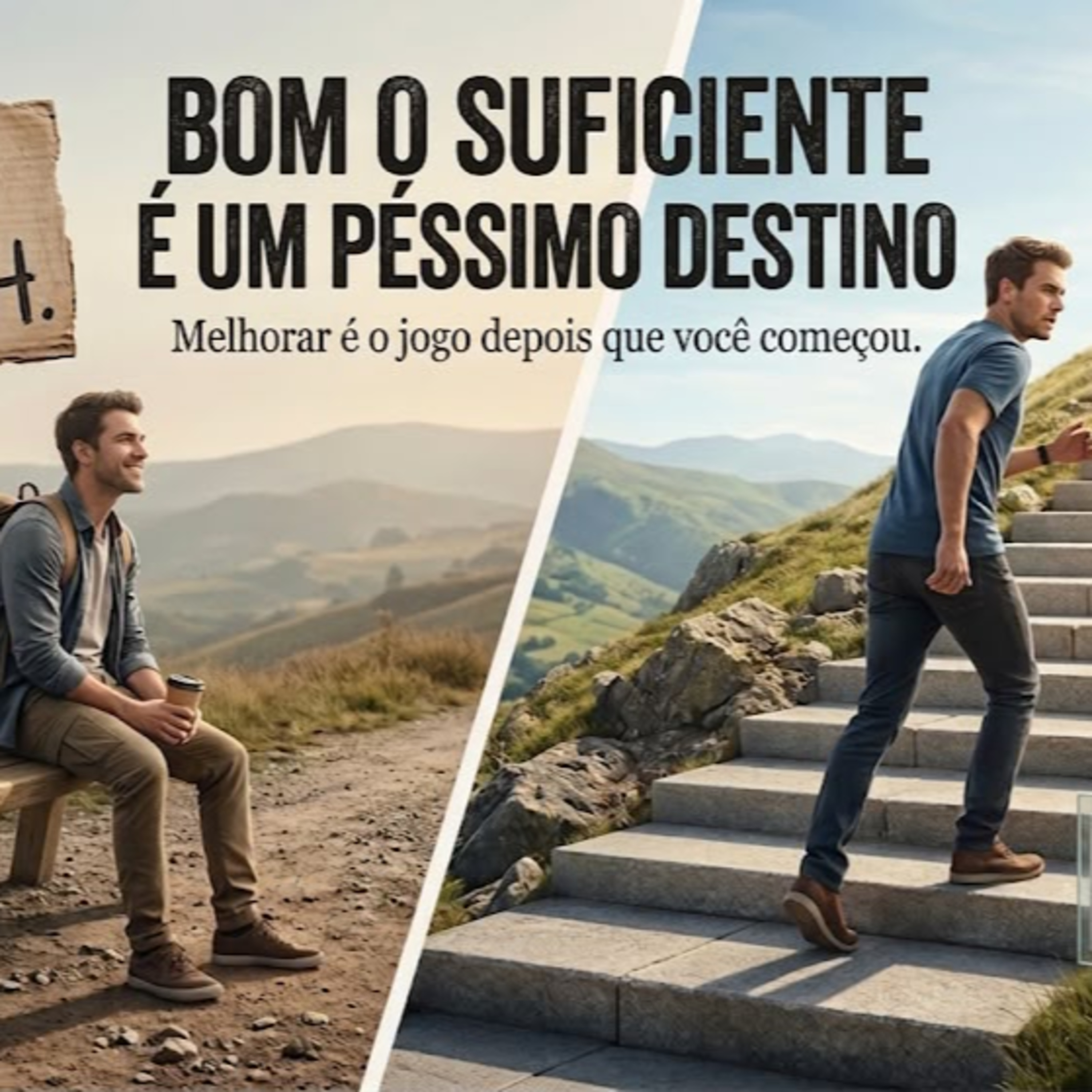 Uptalks #24 - Bom o suficiente é um péssimo destino (Good enough is not enough)