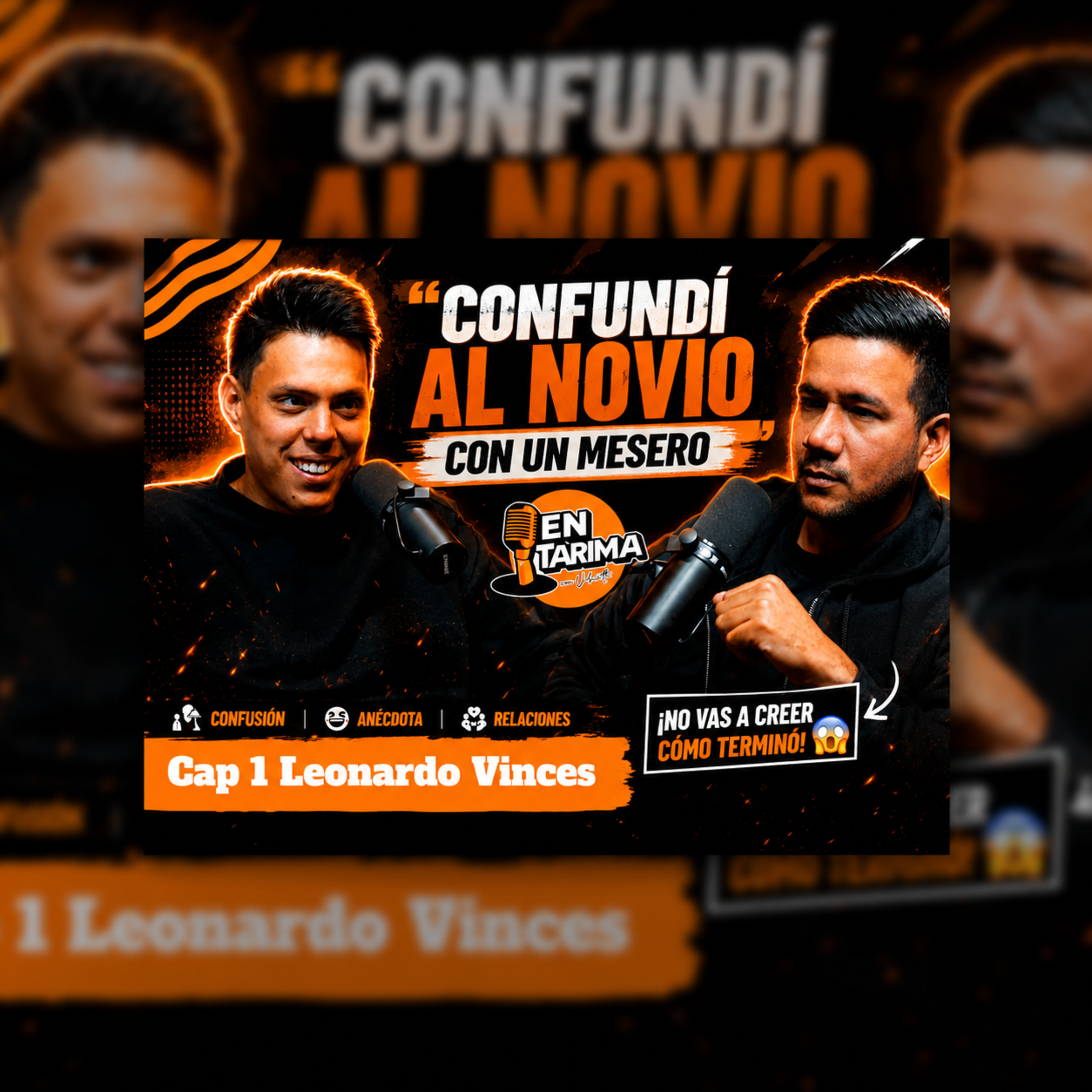 LEONARDO VINCES EN TARIMA CON VIBRATTI