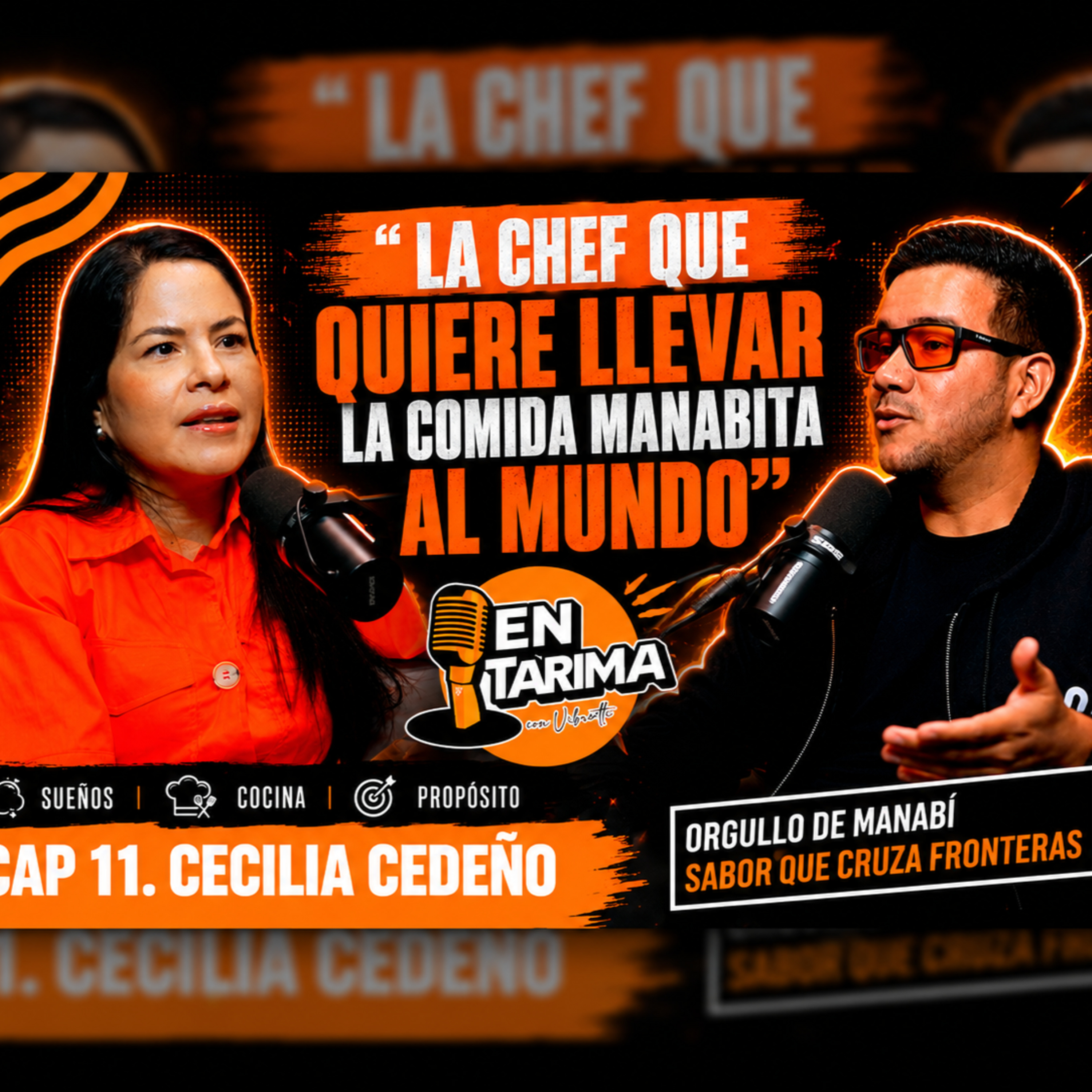 ¿POR QUÉ ECUADOR NO ES UNA POTENCIA GASTRONOMICA? 👩🏻‍🍳 CECILIA CEDEÑO EN TARIMA CON VIBRATTI CAP 11