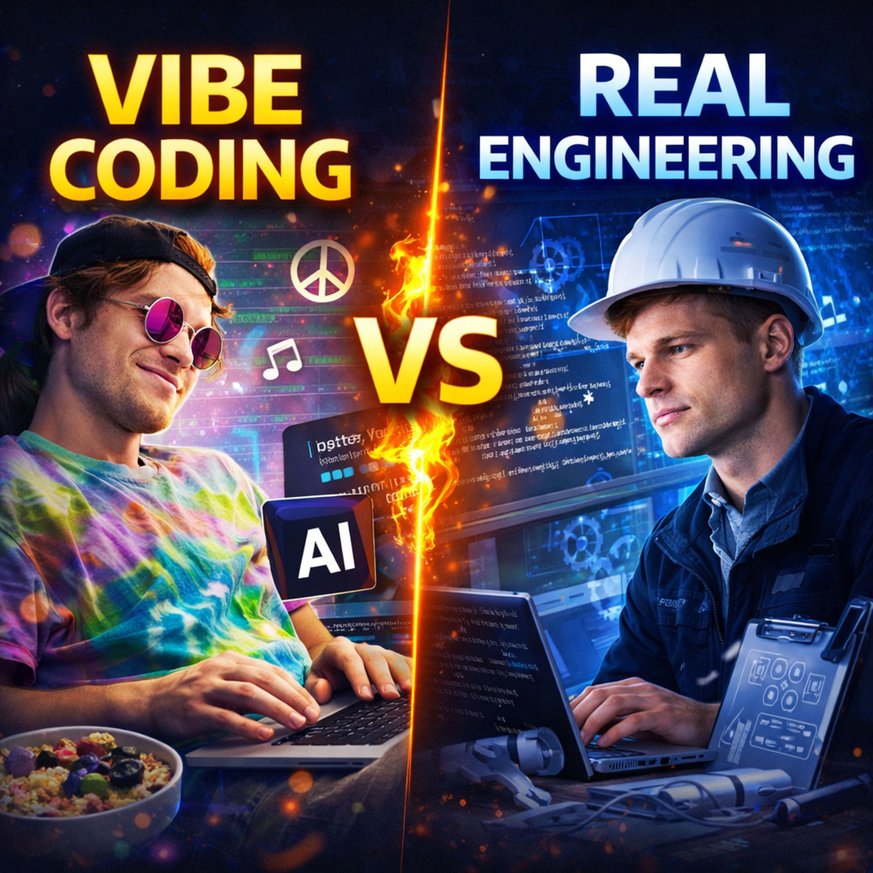 Vibe Coding vs Real Engineering: AI's Impact