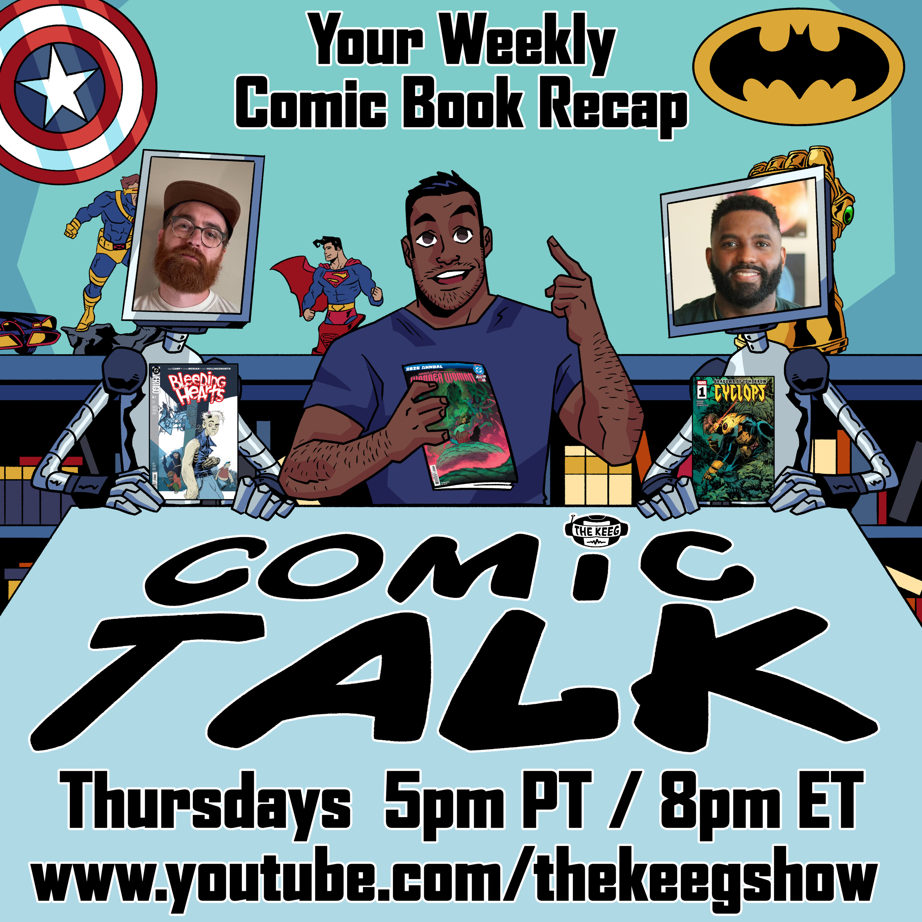 Comic Talk (February 12th, 2026): DC KO #4, Wade Wilson: Deadpool #1, Absolute Wonder Woman Annual, and more! episode artwork