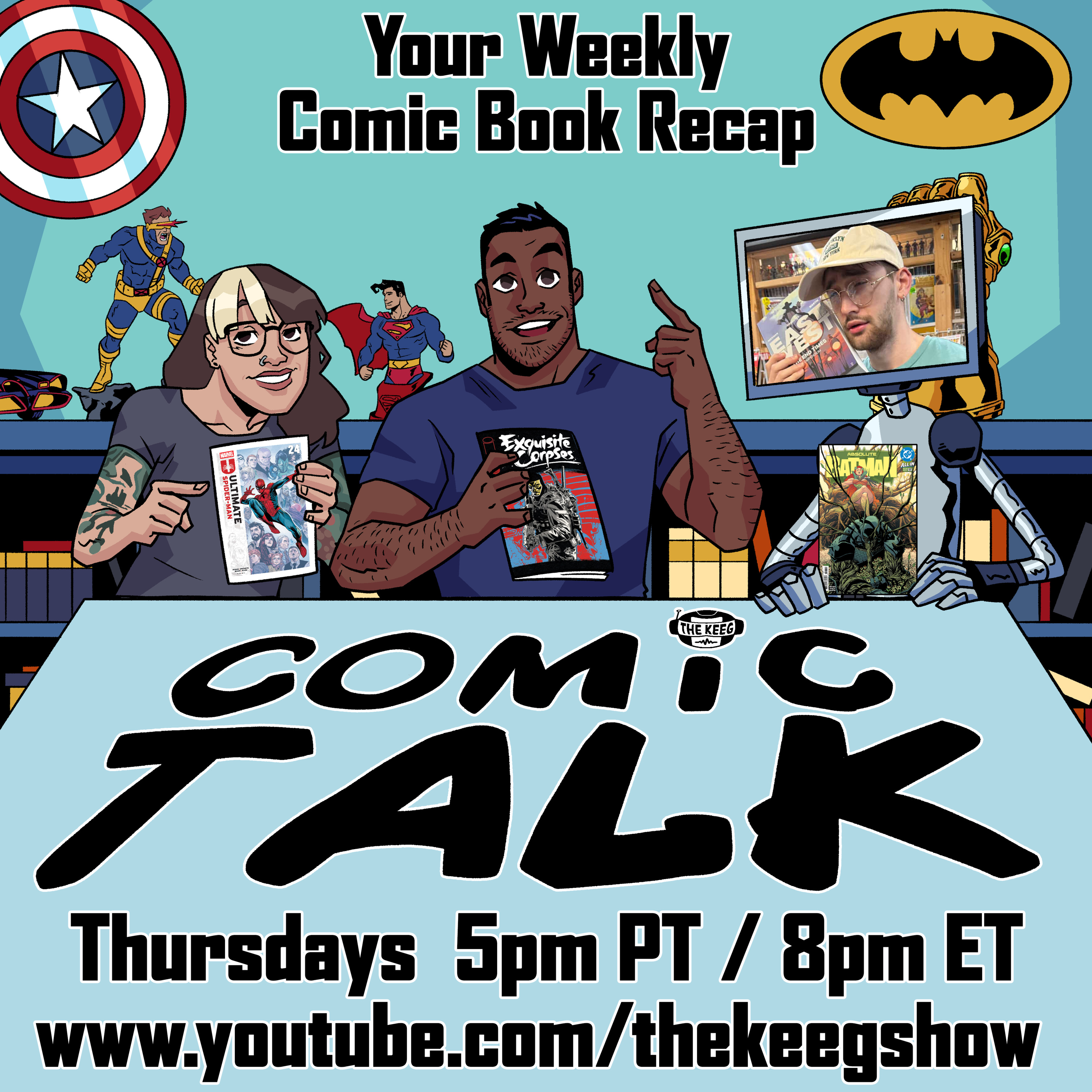 Comic Talk (February 19th, 2026): Absolute Batman #17, Ultimate Spider-Man #24, Exquisite Corpses #10, and more! episode artwork