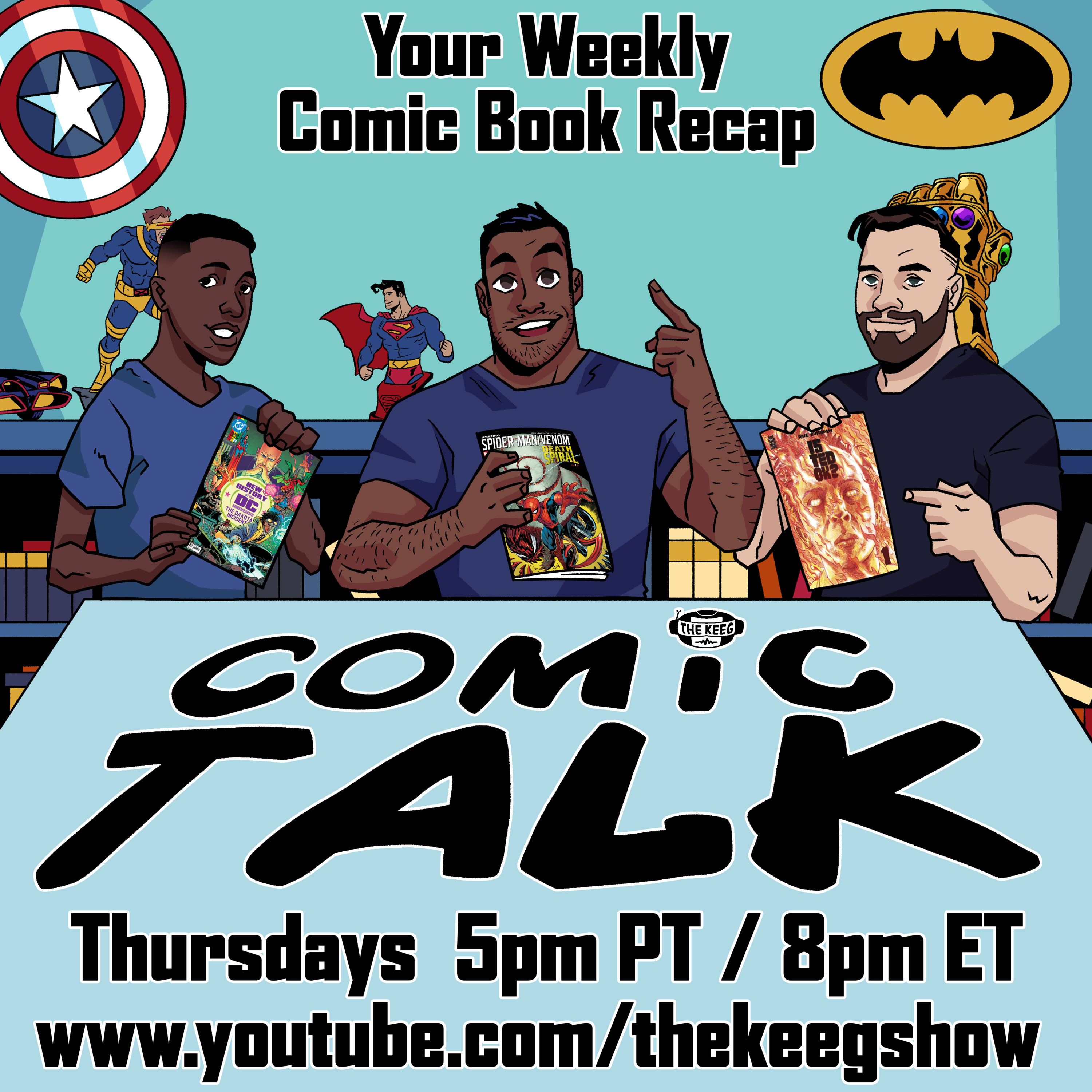 Comic Talk (February 26th, 2026): The Dakota Incident, Spider-Man/Venom: Death Spiral #1, Hyde Street #10, Absolute Wonder Woman #17, and more! episode artwork