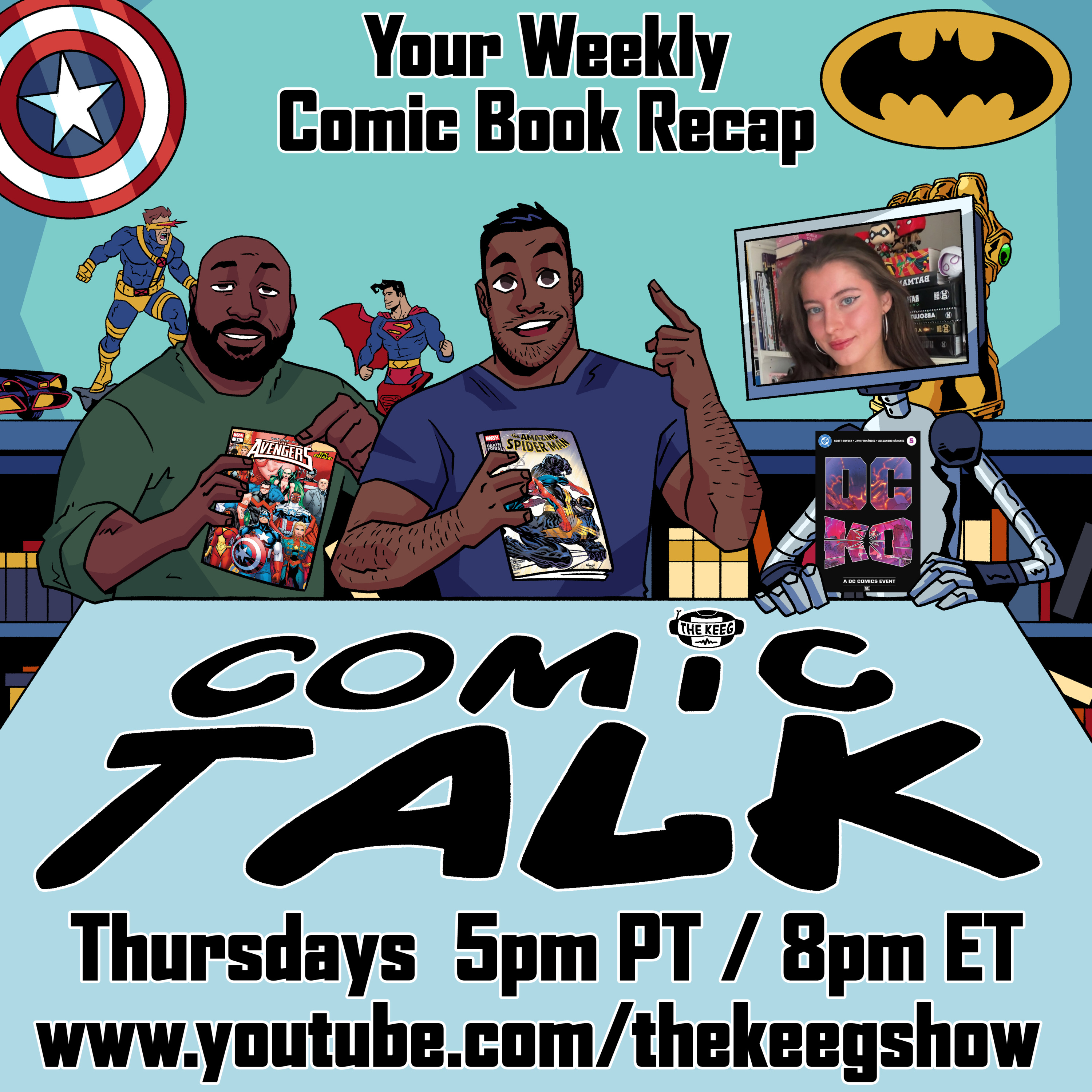 Comic Talk (March 5th, 2026): DC KO #5, Avengers #36, Absolute Superman #17, X-Men #26, and more!