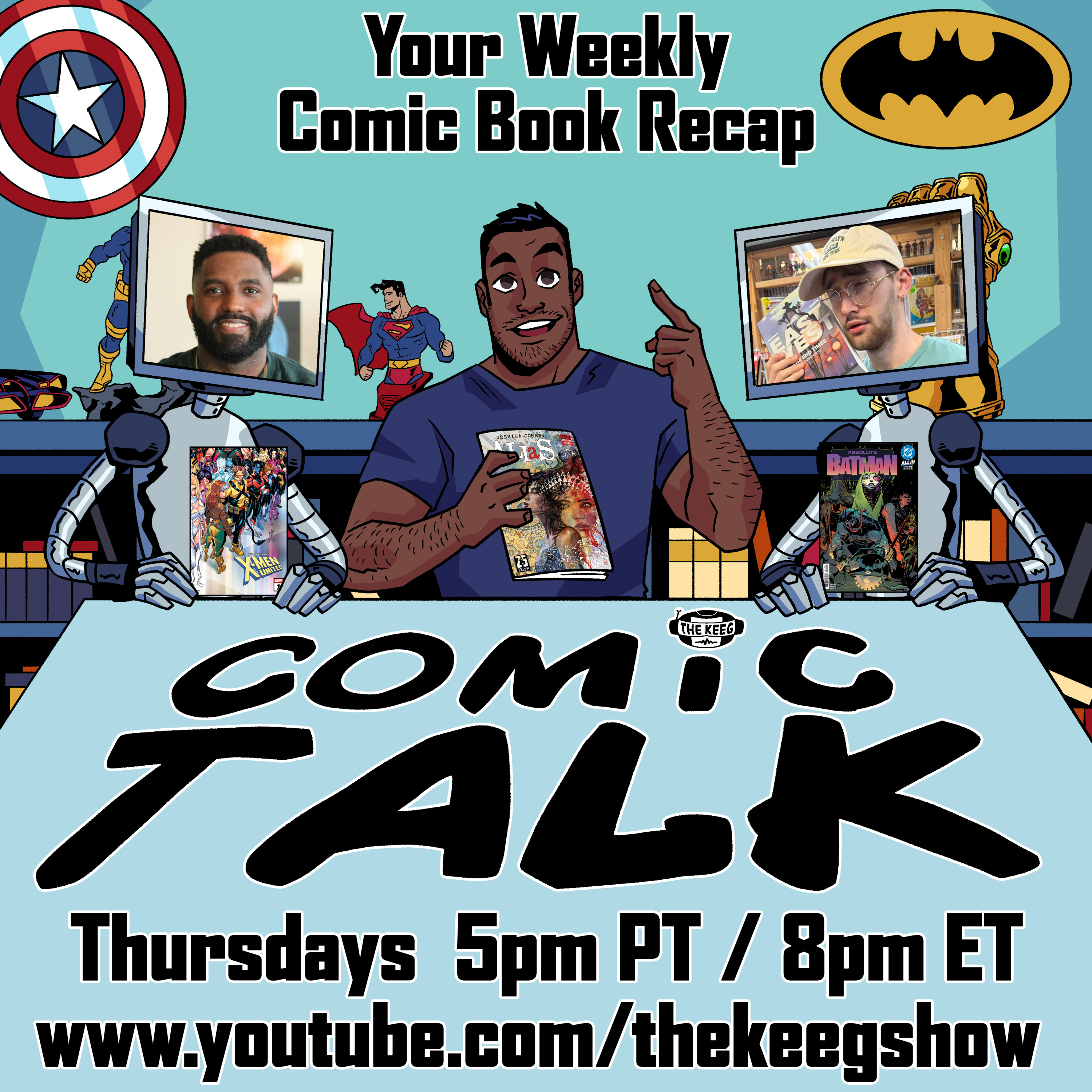 Comic Talk (March 12th, 2026): Absolute Batman #18, X-Men United #1, Bleeding Hearts #2, Green Lantern Corps #14, and more!