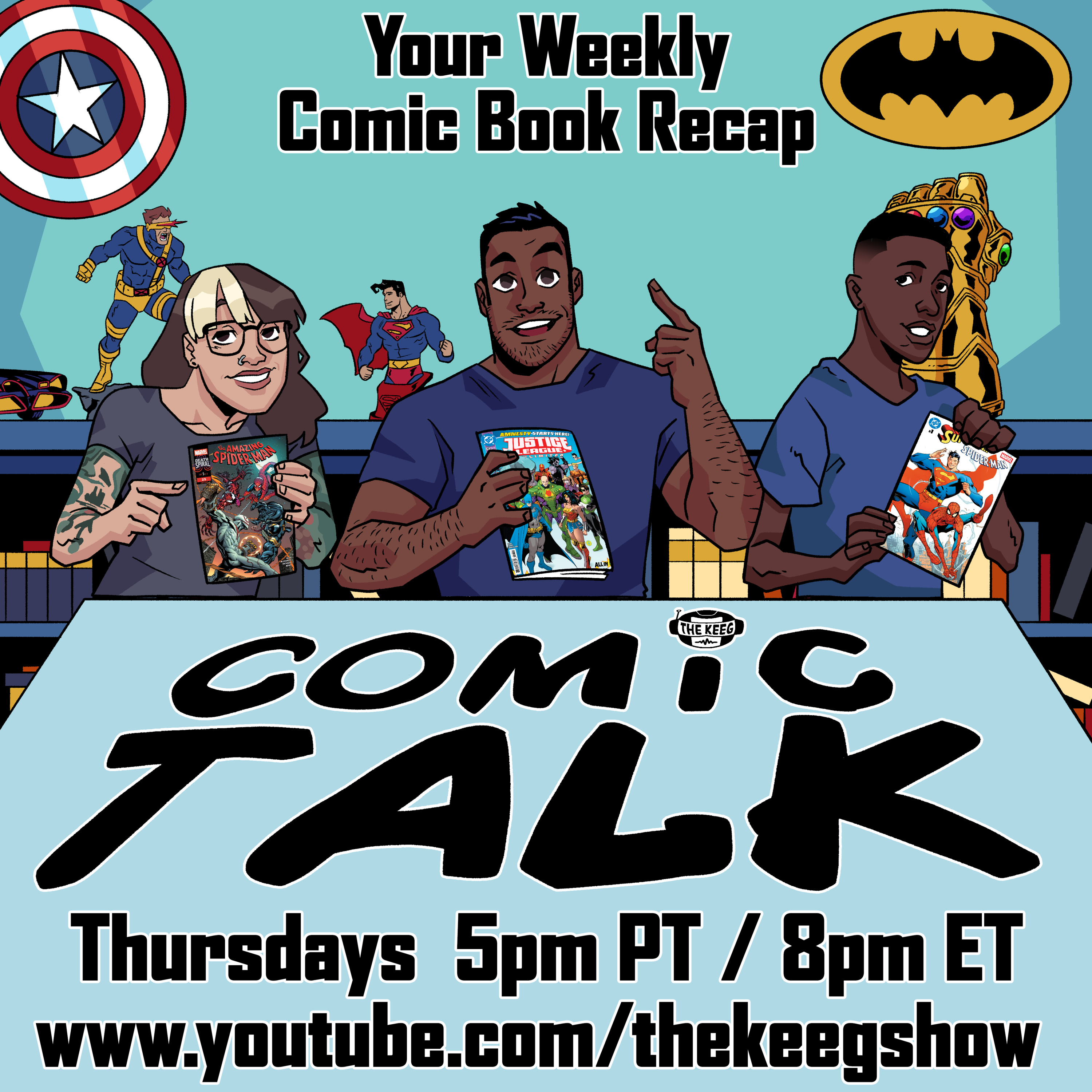 Comic Talk (March 26th, 2026): The Superman/Spider-Man Crossover, Justice League Unlimited #17, Feral #21, Amazing Spider-Man #25, and more!