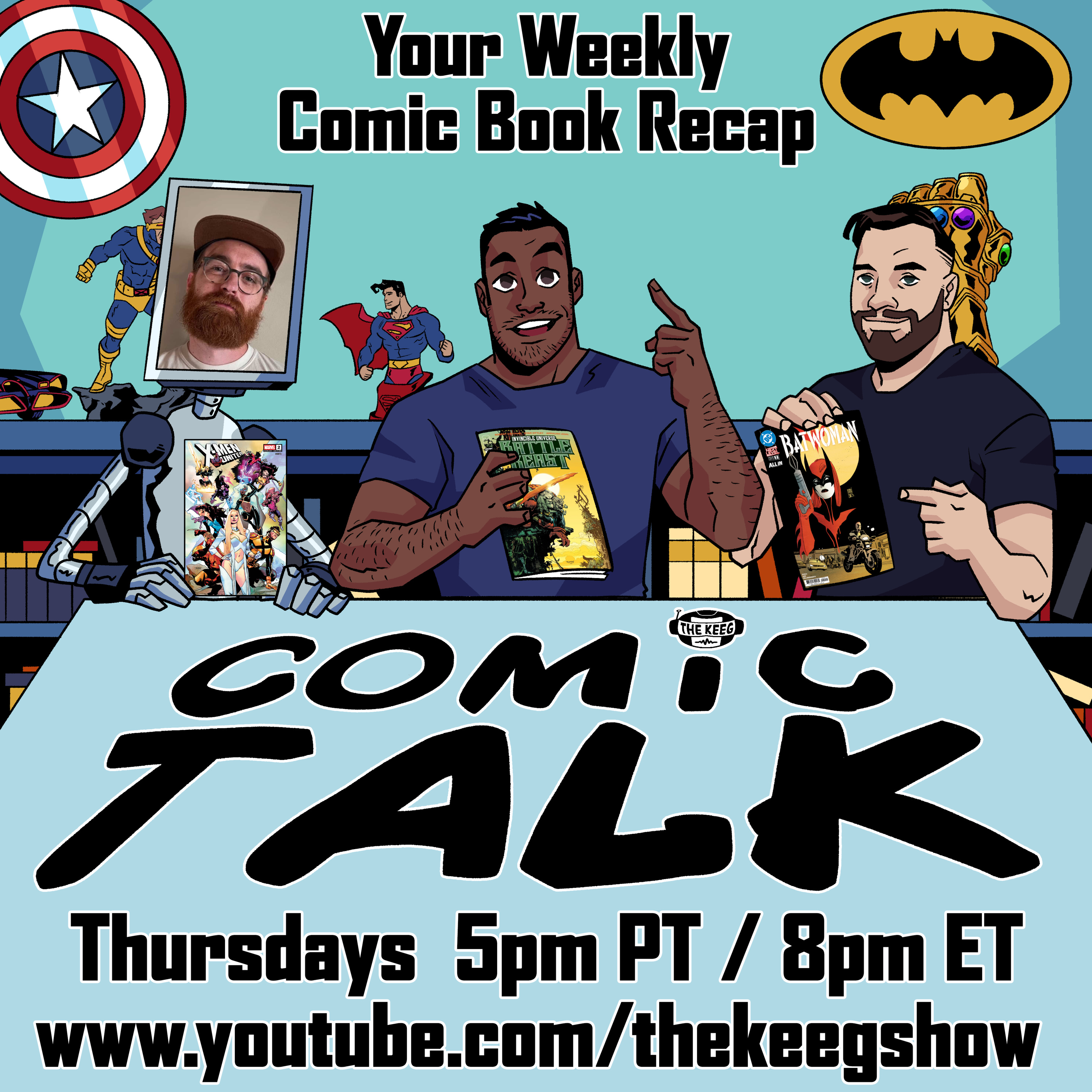 Comic Talk (April 16th, 2026): Absolute Batman #19, X-Men United #2, Battle Beast #8, Venom #257, and more! episode artwork