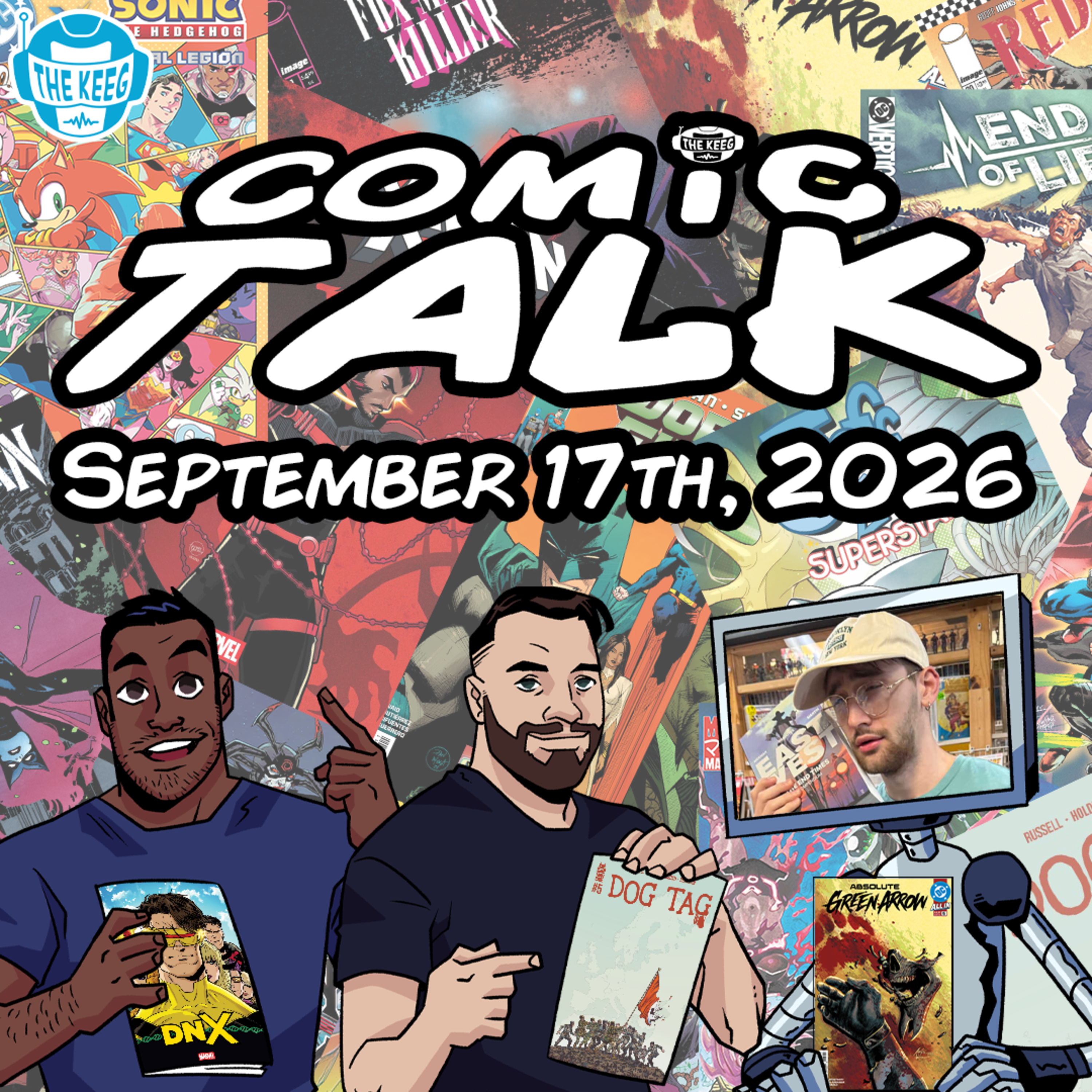 Comic Talk (September 17th, 2026): Absolute Green Arrow #5, Avengers Armageddon #4, Batman: Bad Seeds, Fox Mask Killer #1, Daredevil #7, and more!