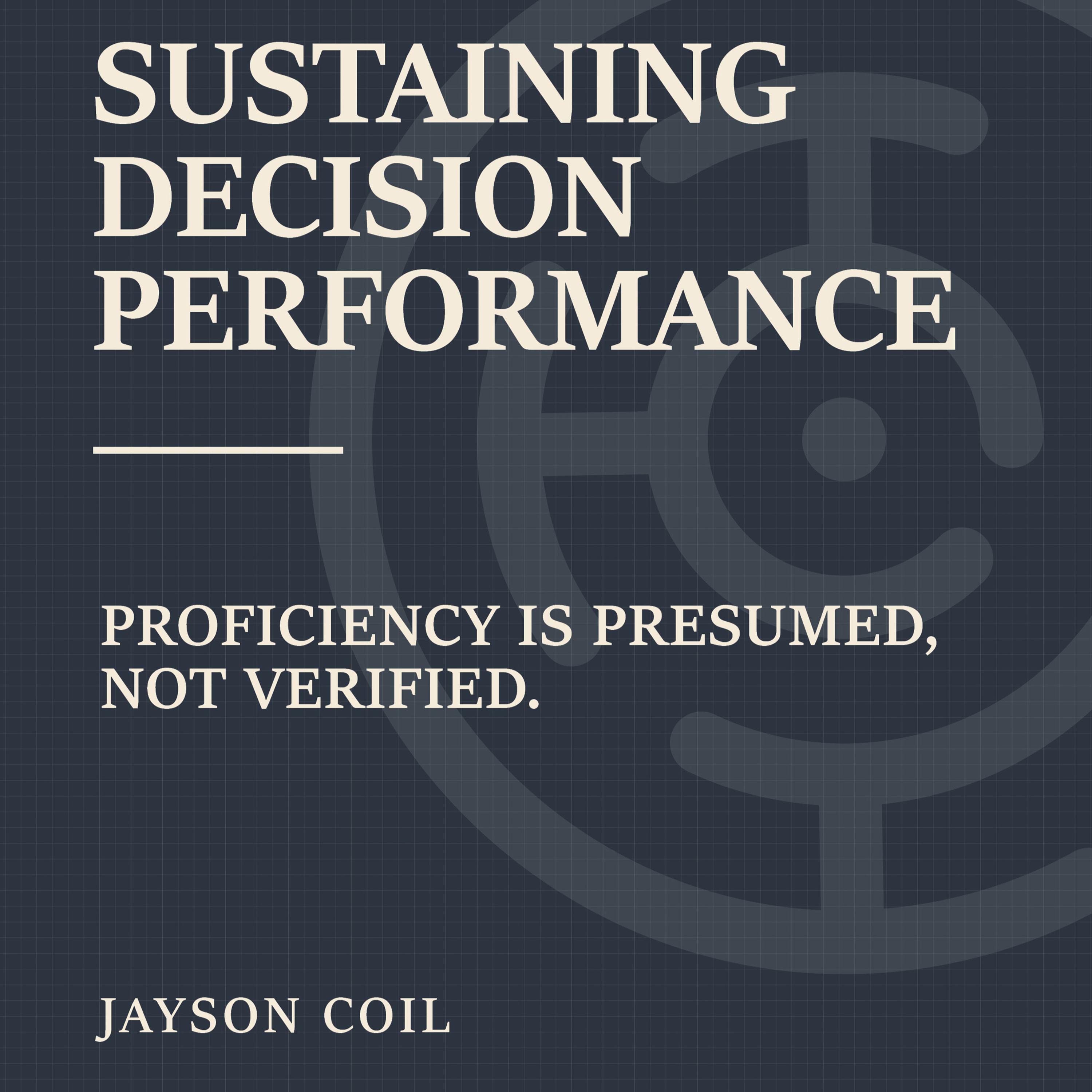 Sustaining Decision Performance episode artwork