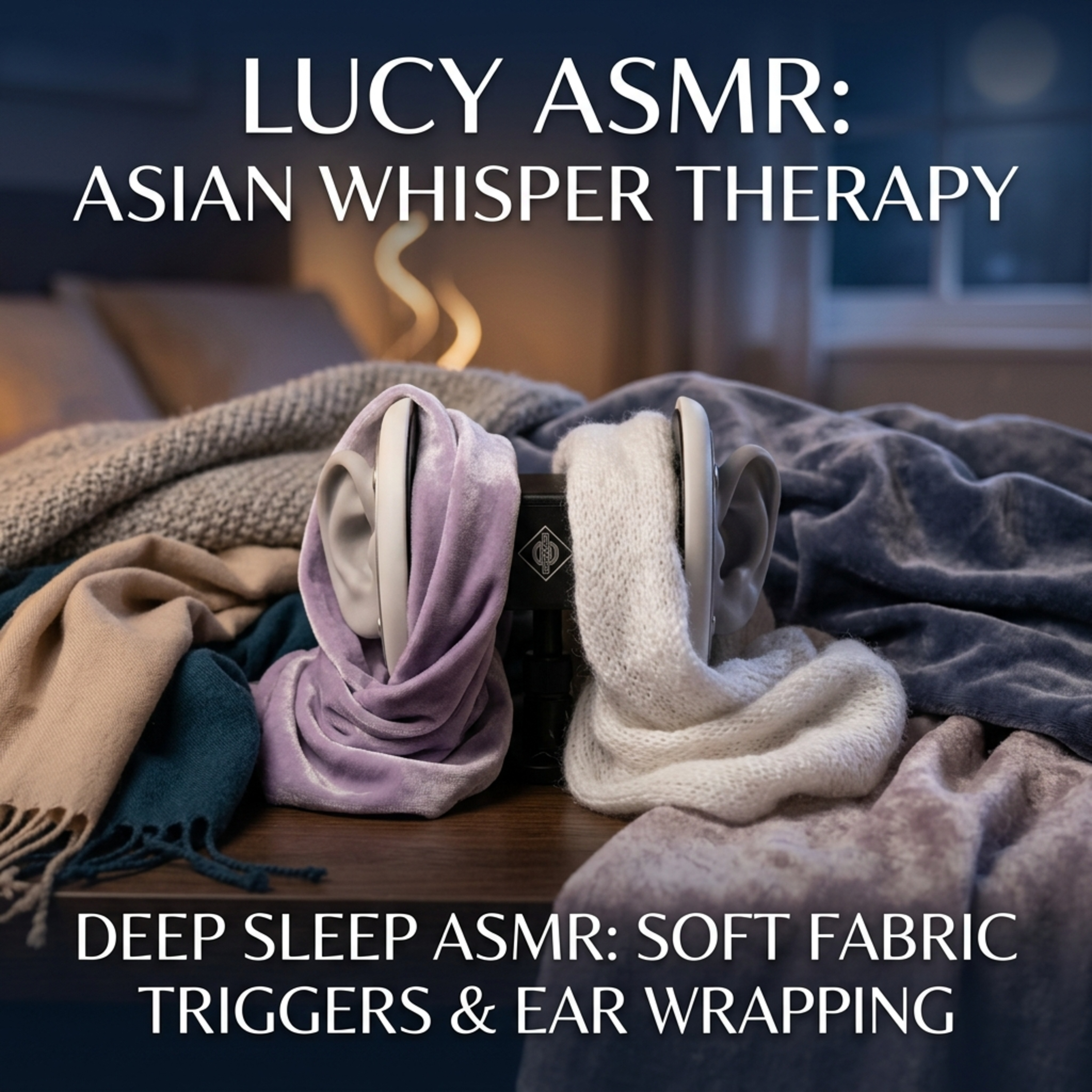 Deep Sleep ASMR: Soft Fabric Triggers & Ear Wrapping