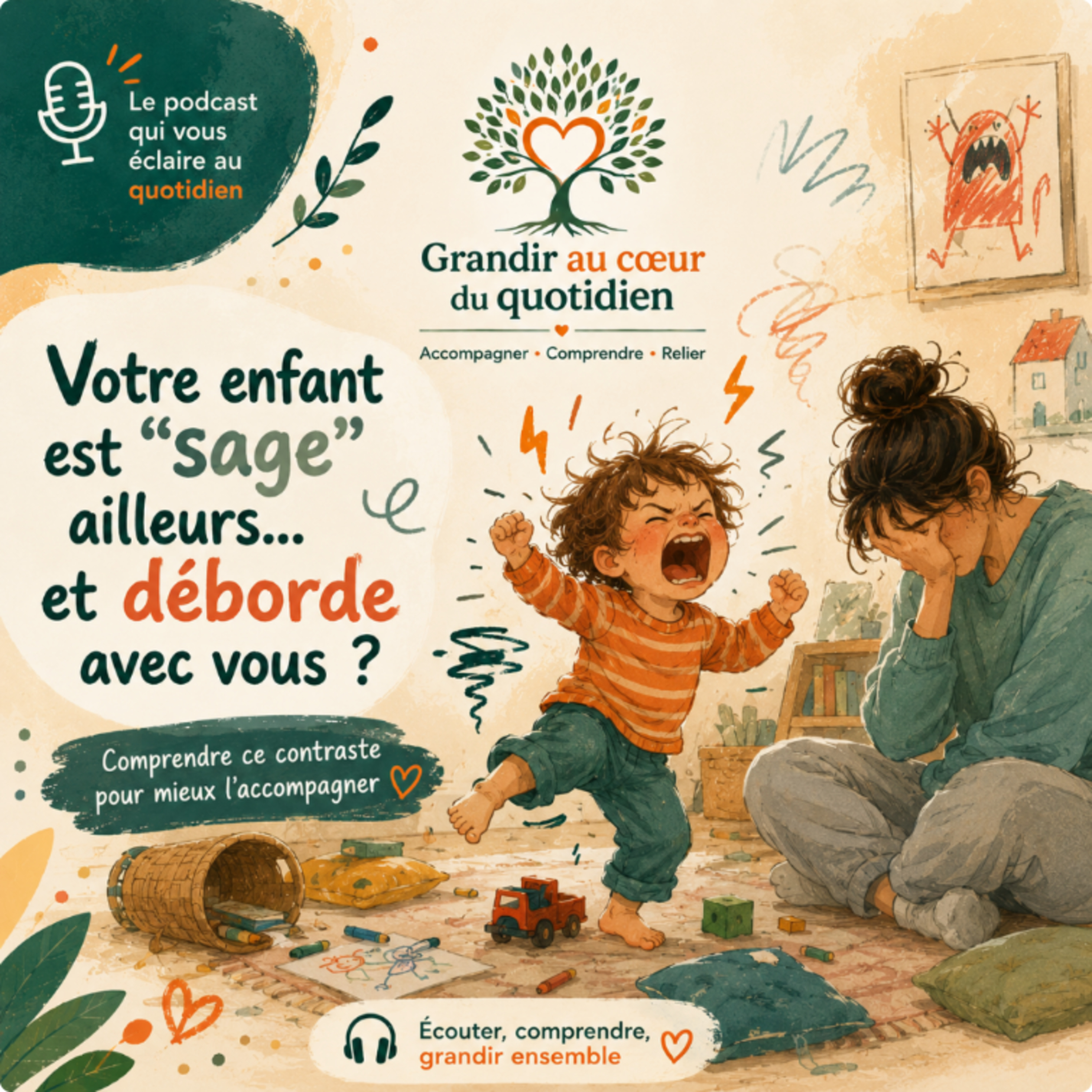 Votre enfant est "sage" ailleurs... et déborde avec vous ? episode artwork