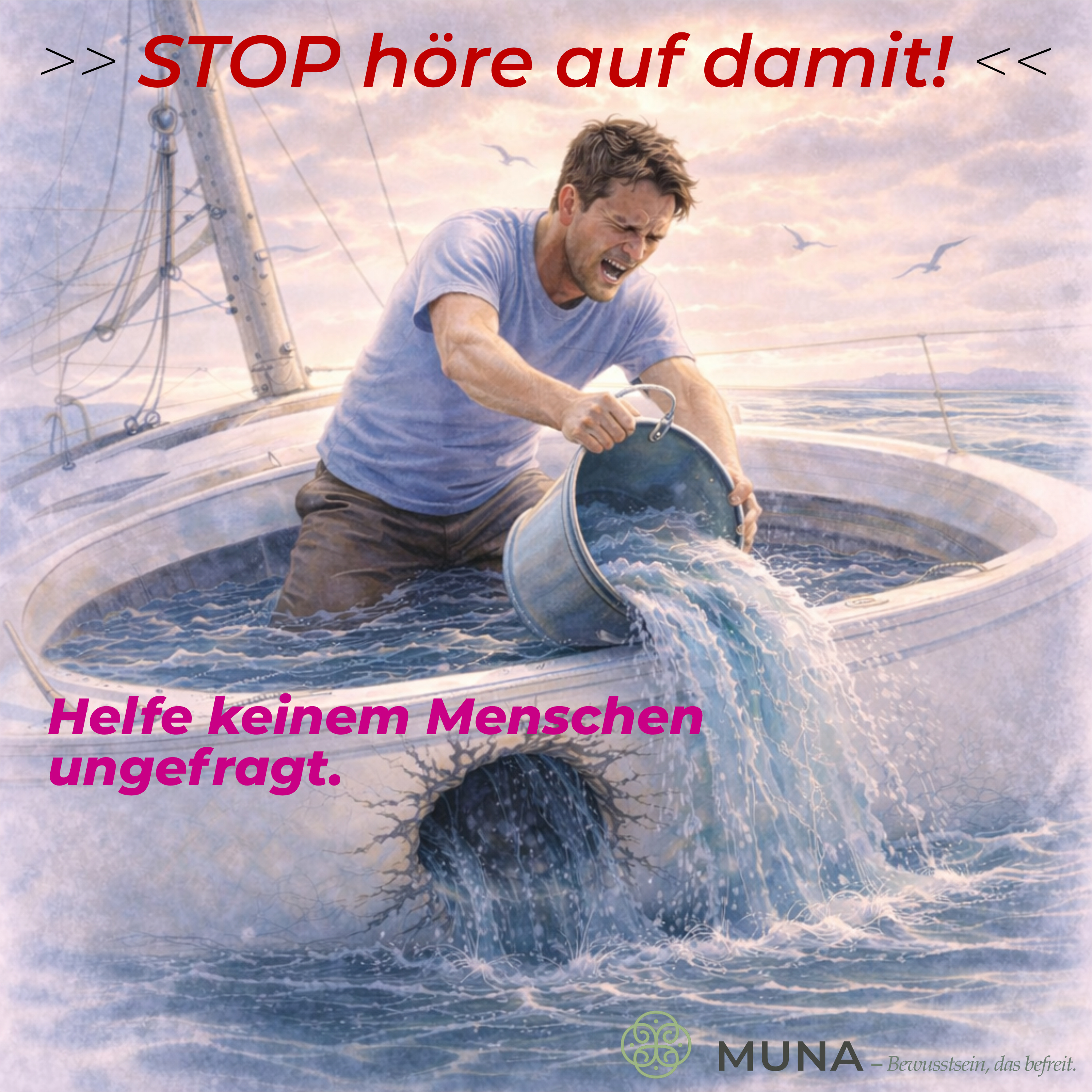 ⚠️ ACHTUNG – wichtige Botschaft für alle, die immer wieder meinen, anderen helfen zu müssen. episode artwork