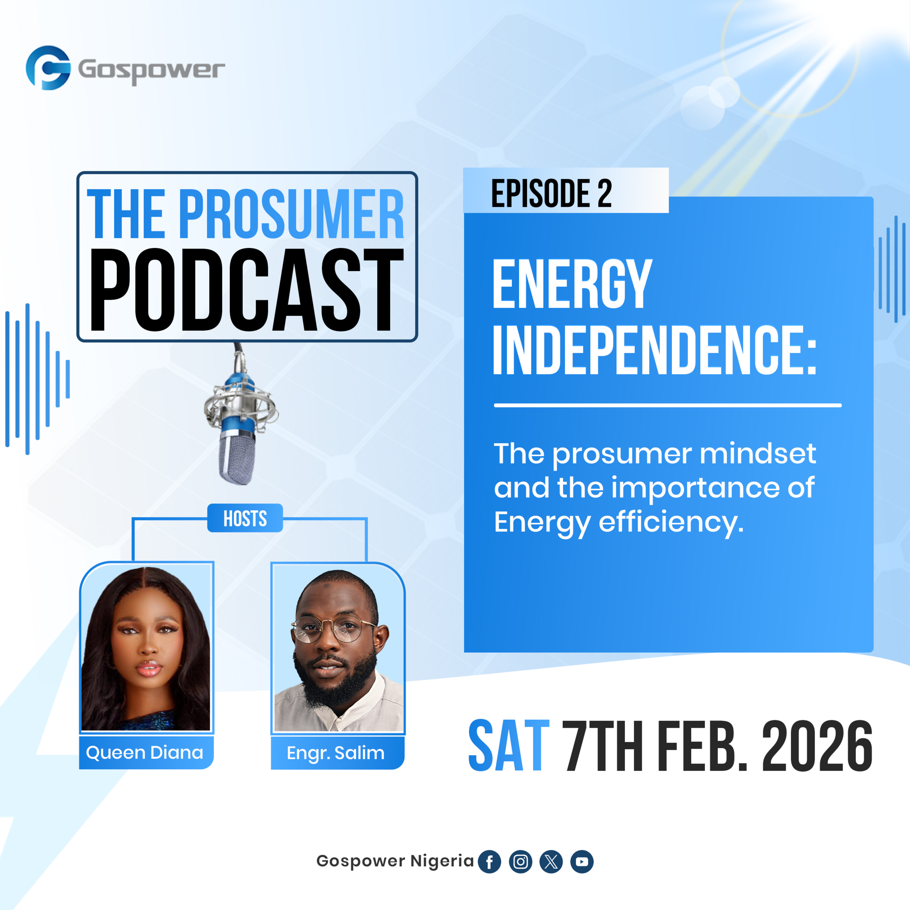 Energy Independence: The Prosumer Mindset & Efficiency