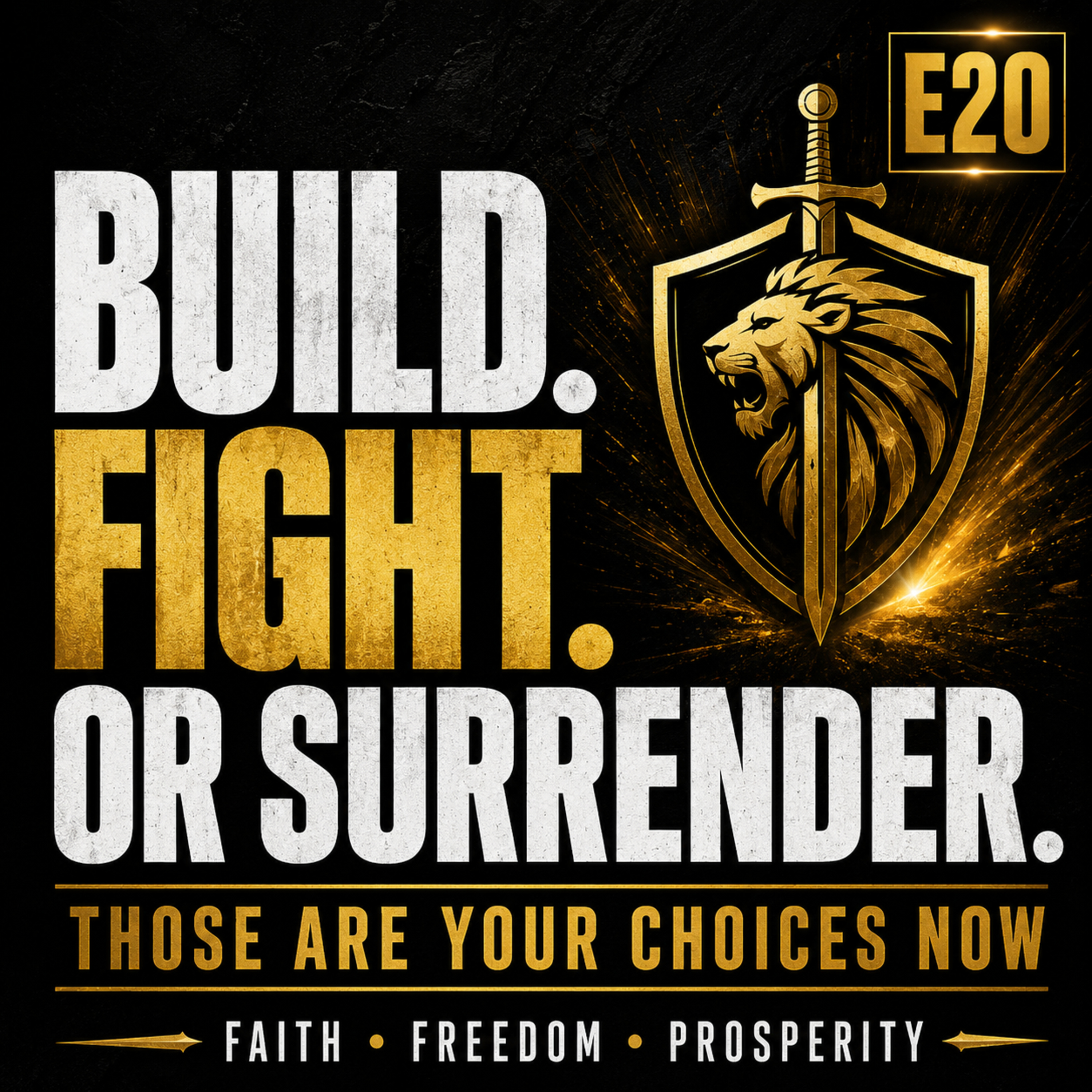 E20 Build Fight or Surrender - Those Are Your Choices Now