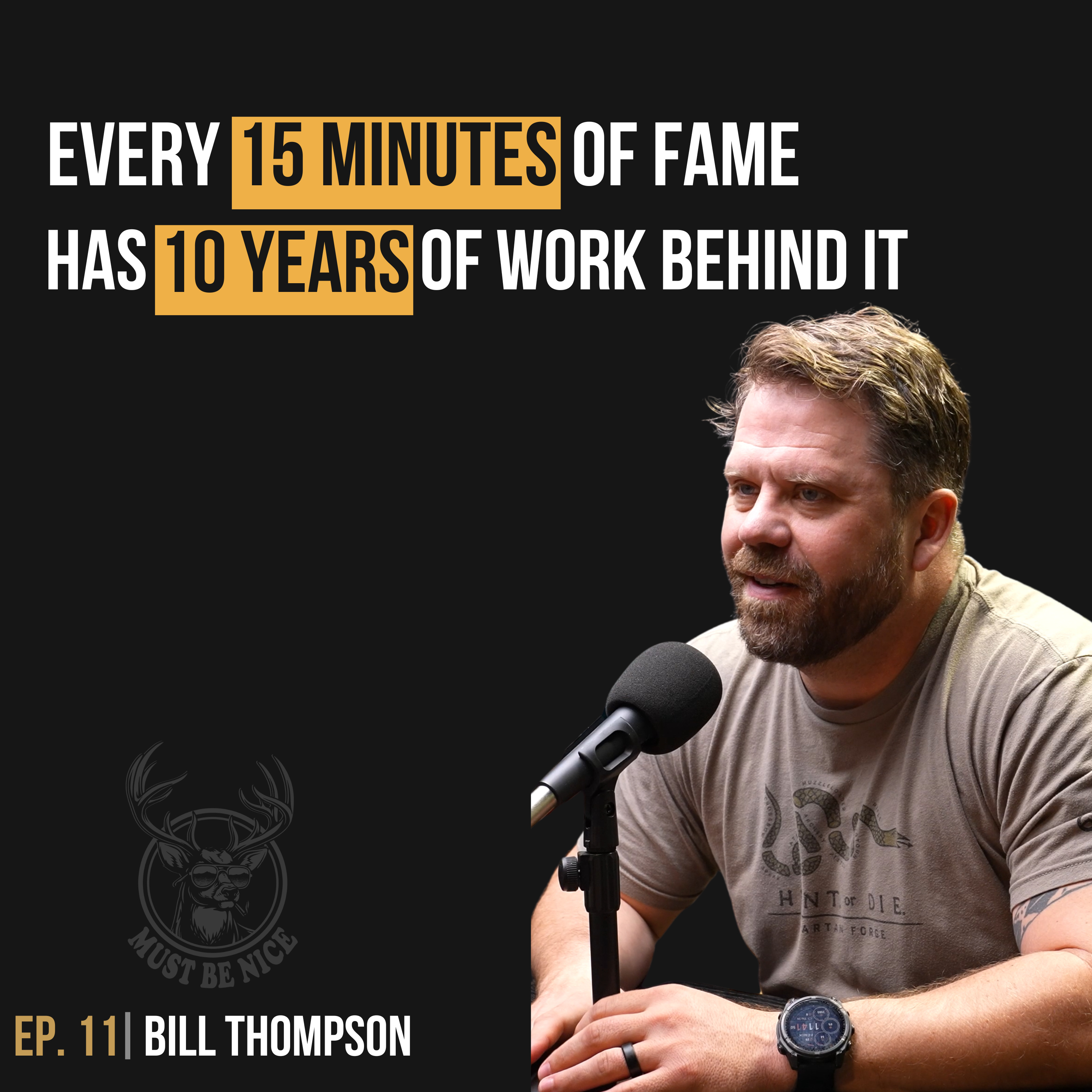 Ep. #11 with Bill Thompson: Building Spartan Forge, Hunting Smarter, and Life After the Military episode artwork