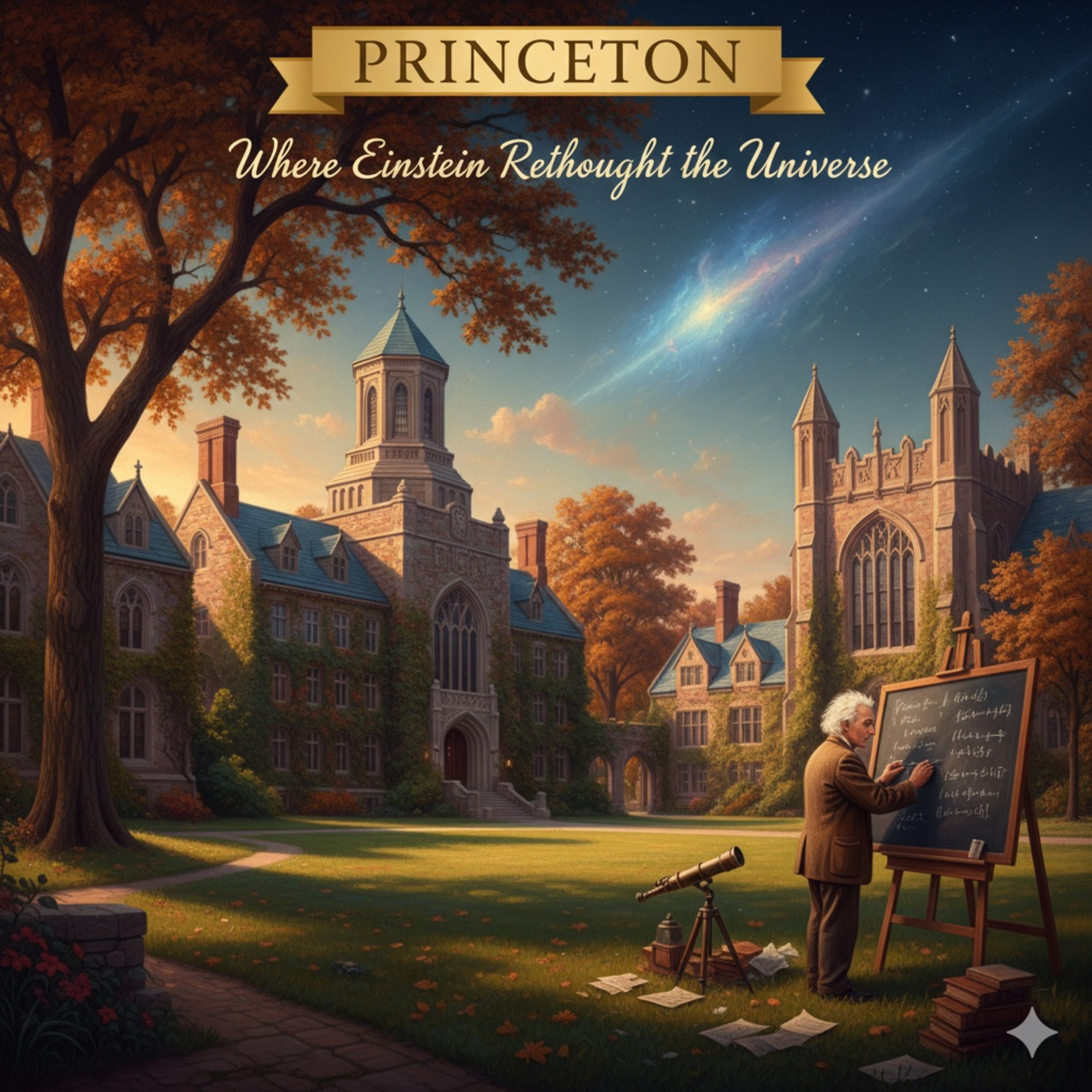 Einstein’s Princeton: Where the Universe Was Redrawn 🌌 episode artwork