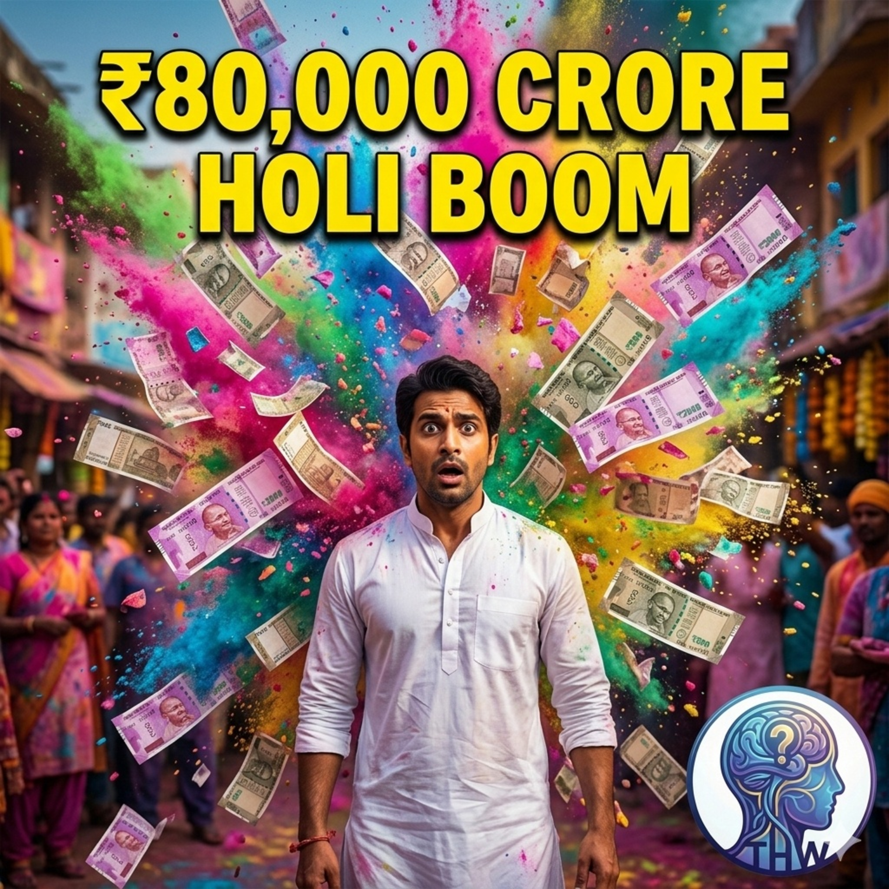 The ₹80,000 Crore Festival: The Hidden Economy of Holi 🎨💰 episode artwork