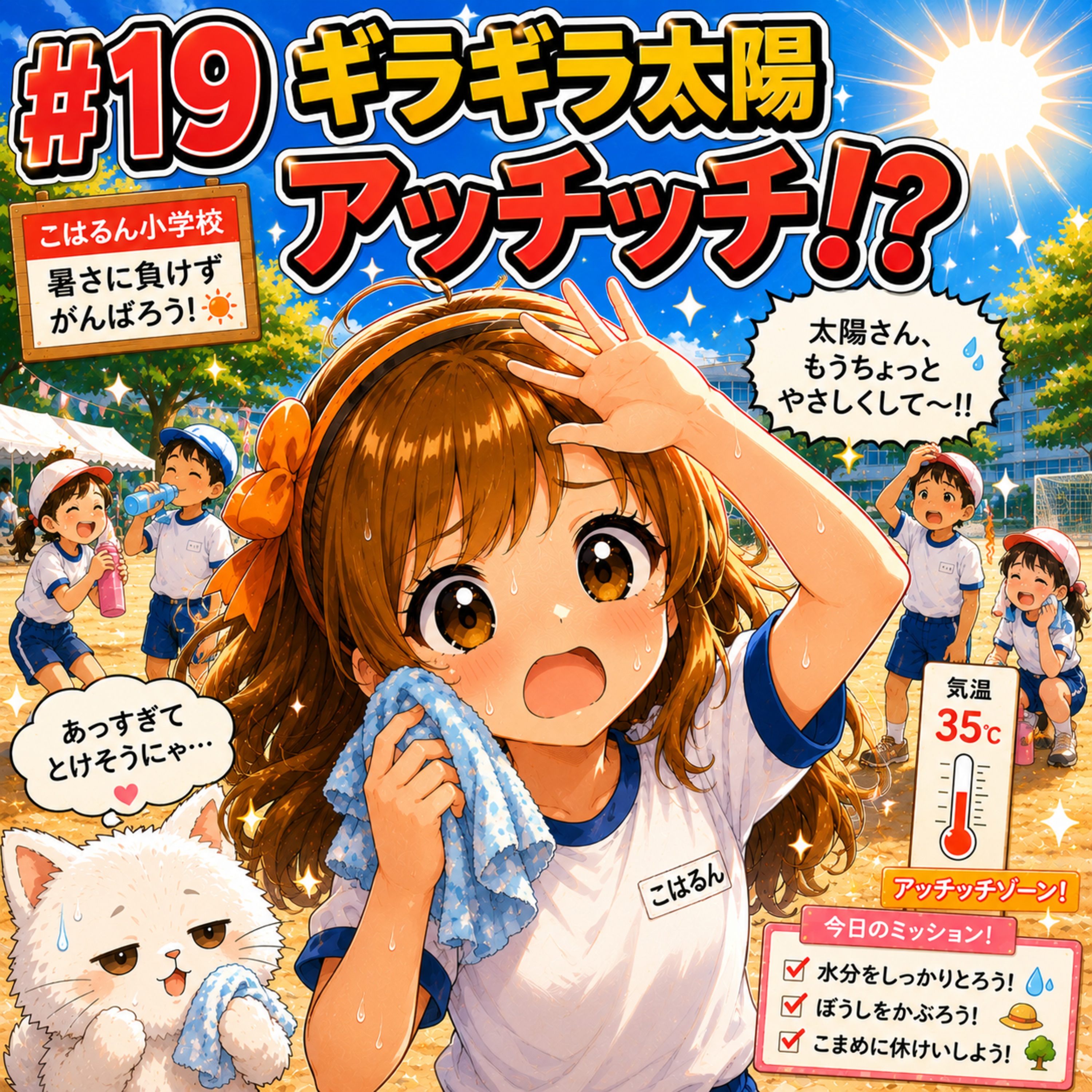 #019 田舎小学生のひとりしゃべり「ギラギラ太陽アッチッチ!?」 episode artwork