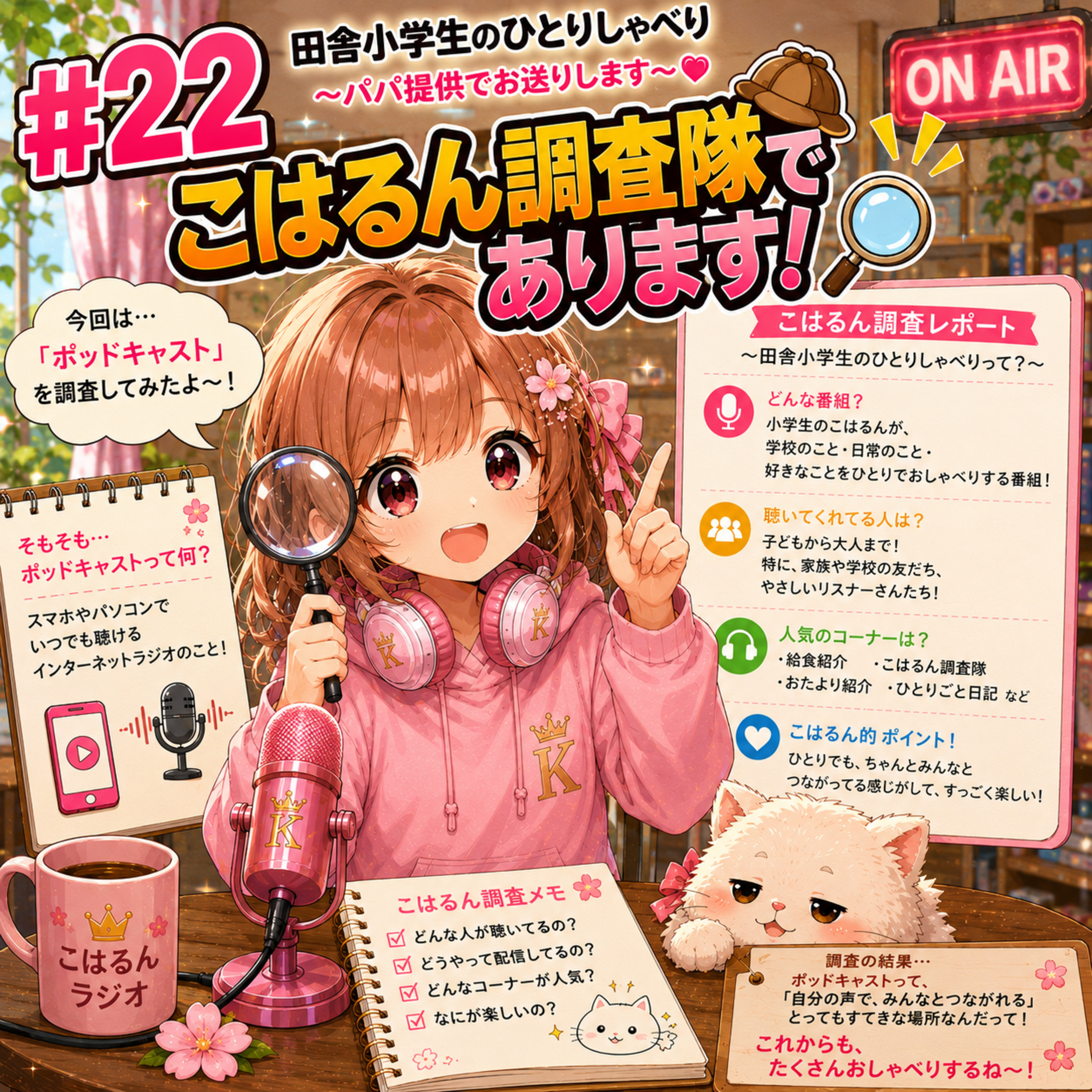 #022 田舎小学生のひとりしゃべり「こはるん調査隊!であります。」 episode artwork
