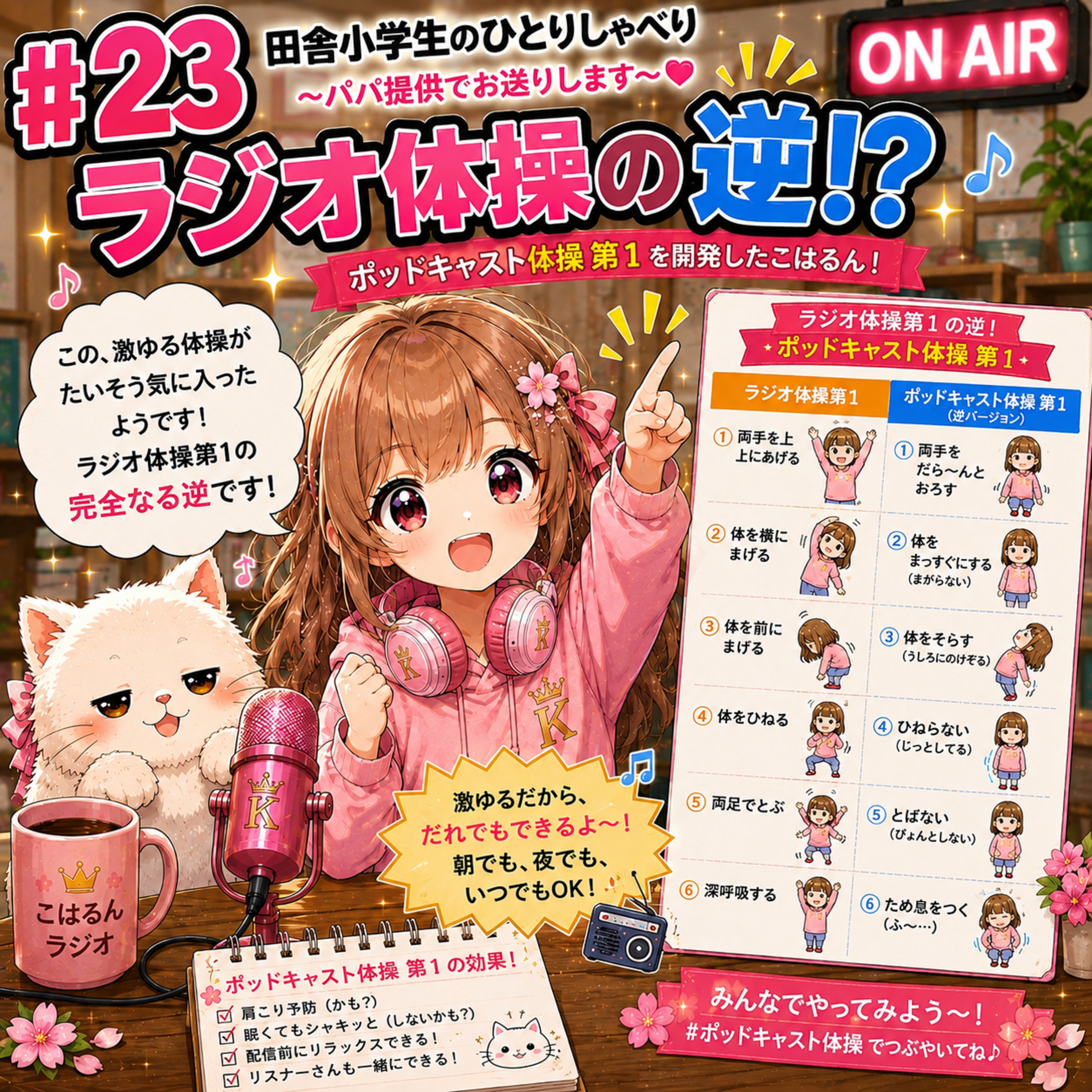 #023 田舎小学生のひとりしゃべり「ラジオ体操の逆⁉︎」 episode artwork