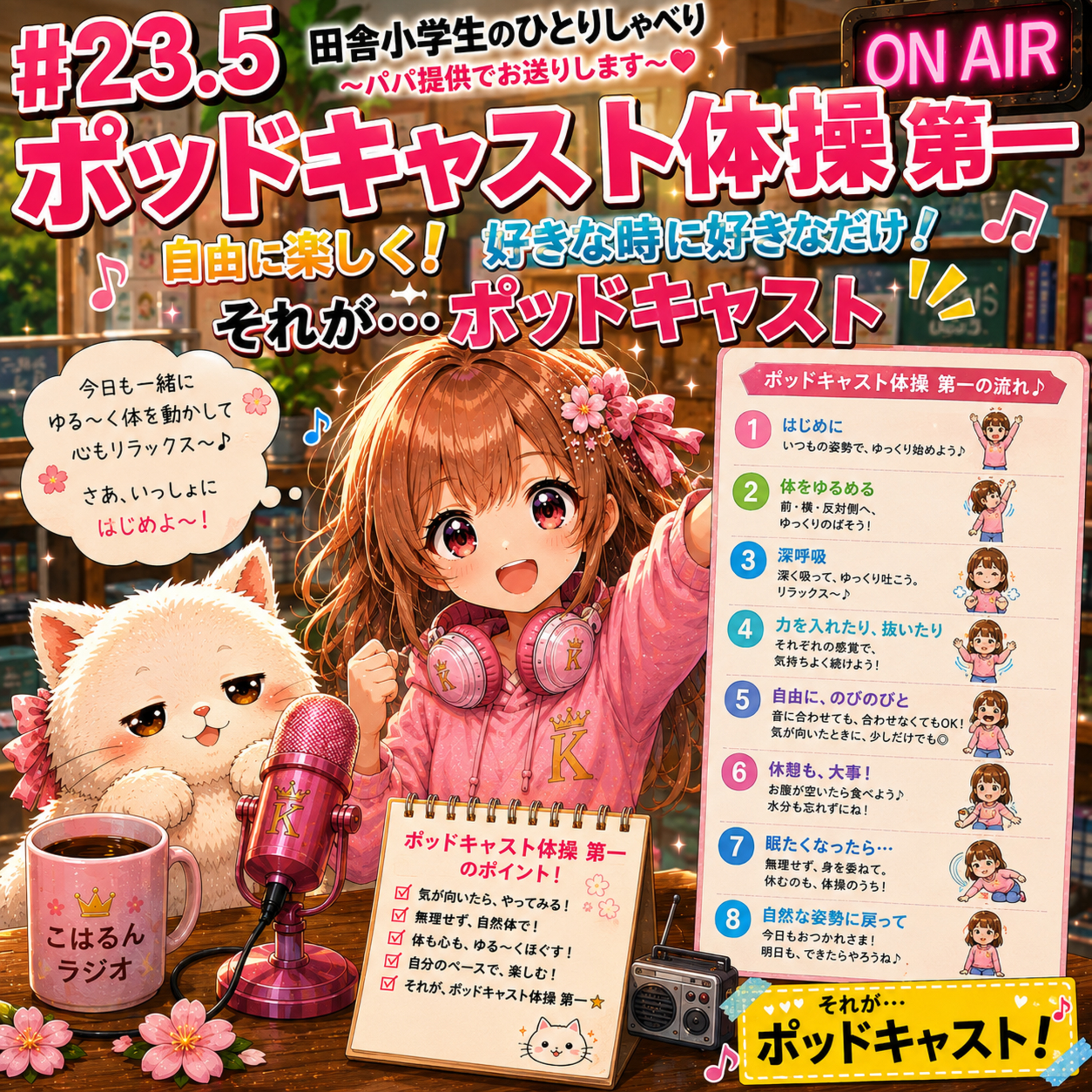 #023.5 田舎小学生のひとりしゃべり「ポッドキャスト体操第一」 episode artwork