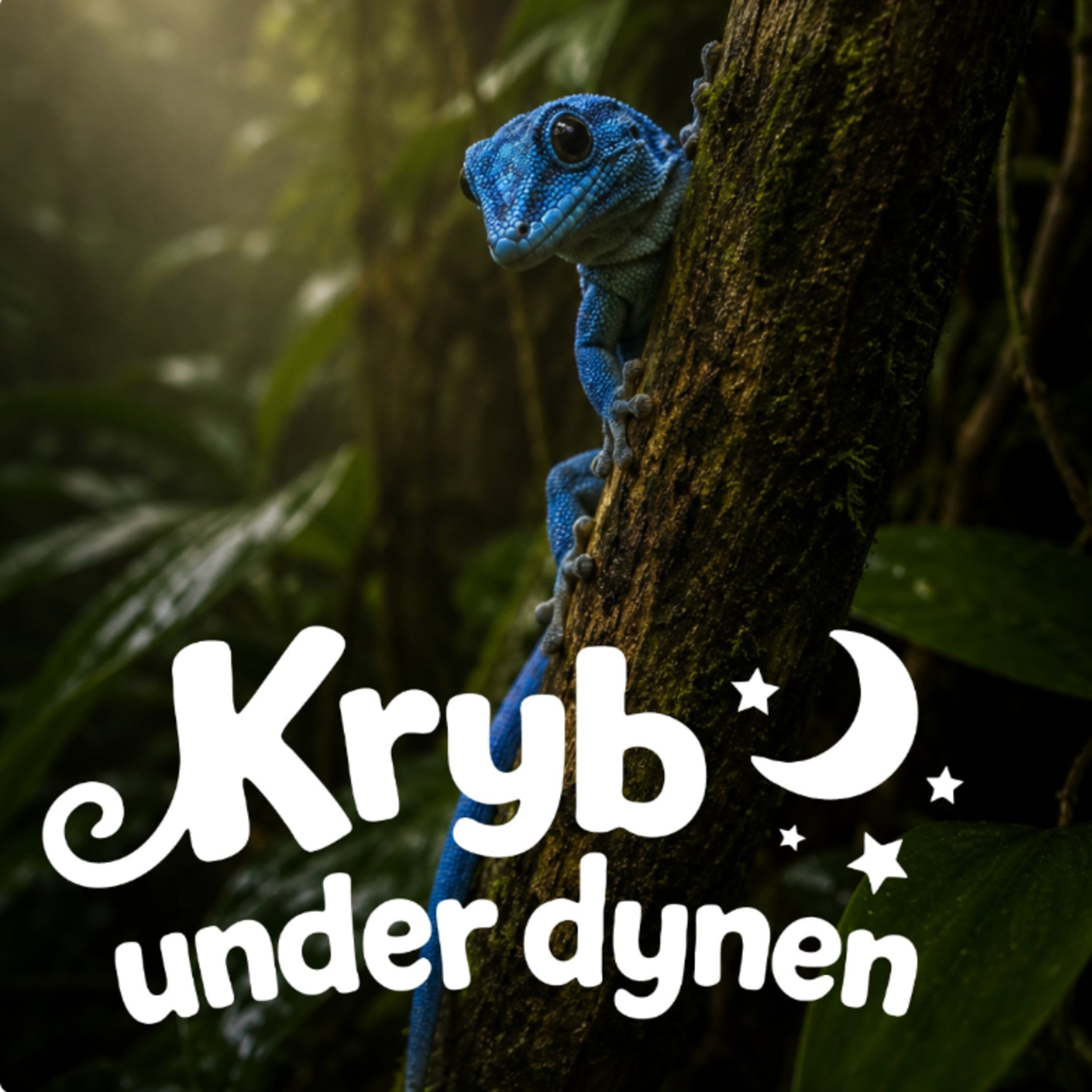 Elektrisk blå daggekko