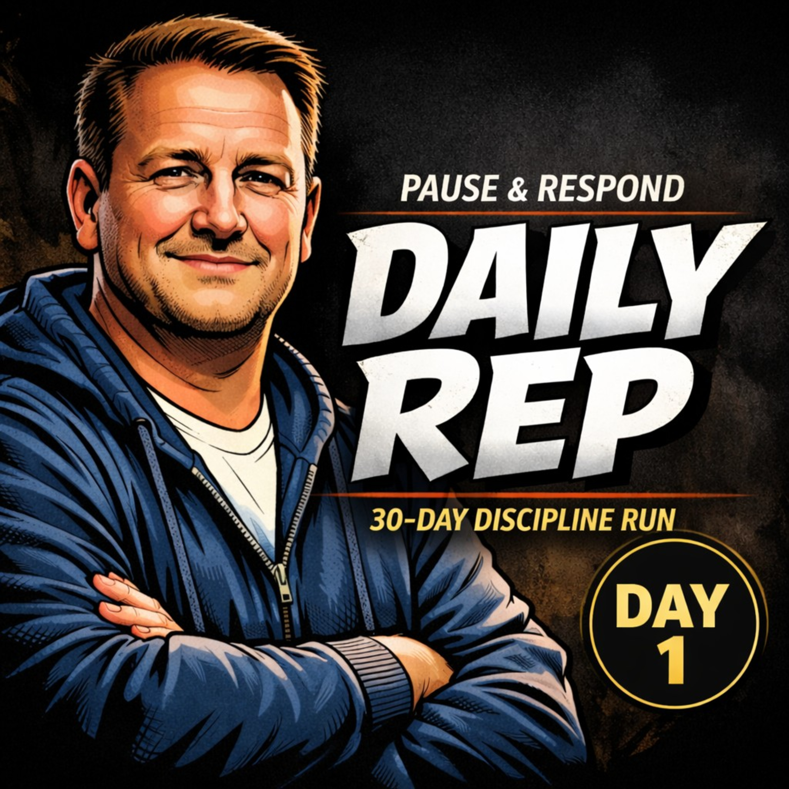 Daily Rep #01 — Emotional Speed Is Not Strength | How to Stop Reacting and Build Emotional Control episode artwork
