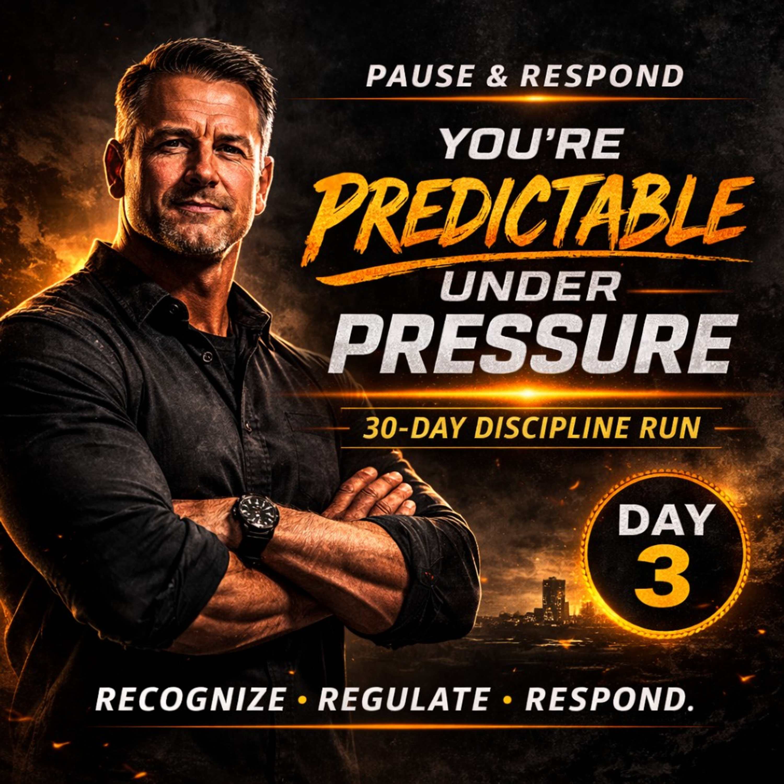 Daily Rep #03 — You’re Predictable Under Pressure | Break Reactive Patterns and Strengthen Emotional Control episode artwork