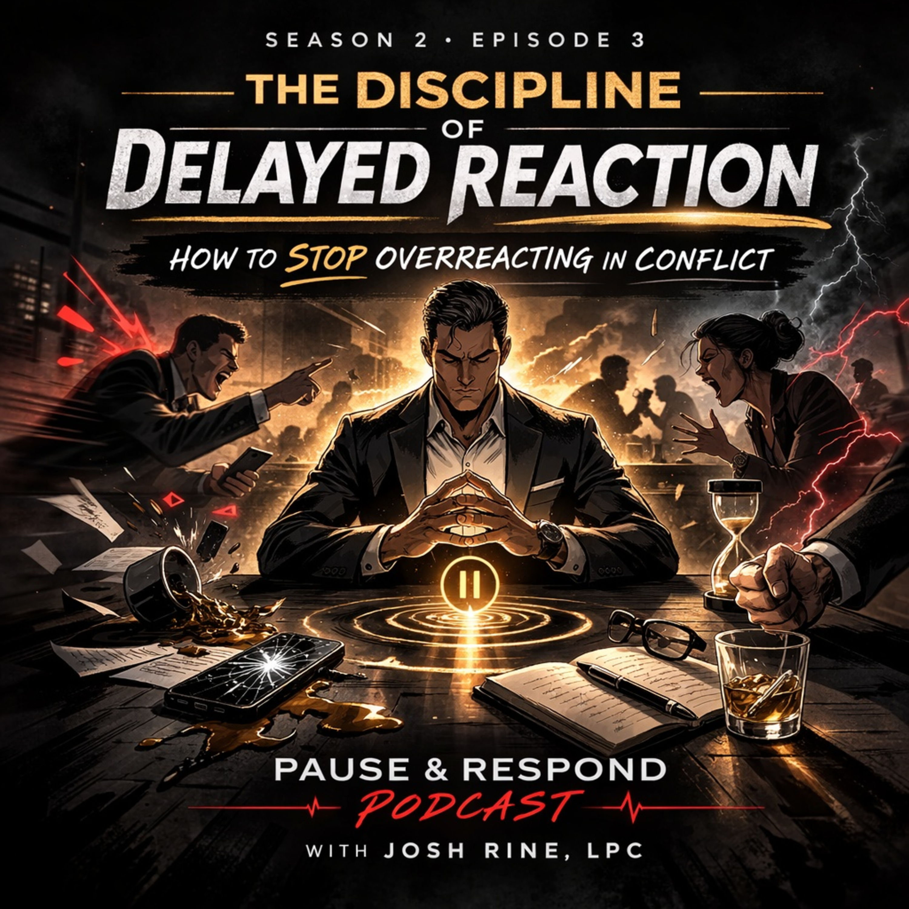 Season 2 EP3- The Discipline of Delayed Reaction: How to Stop Overreacting in Conflict episode artwork