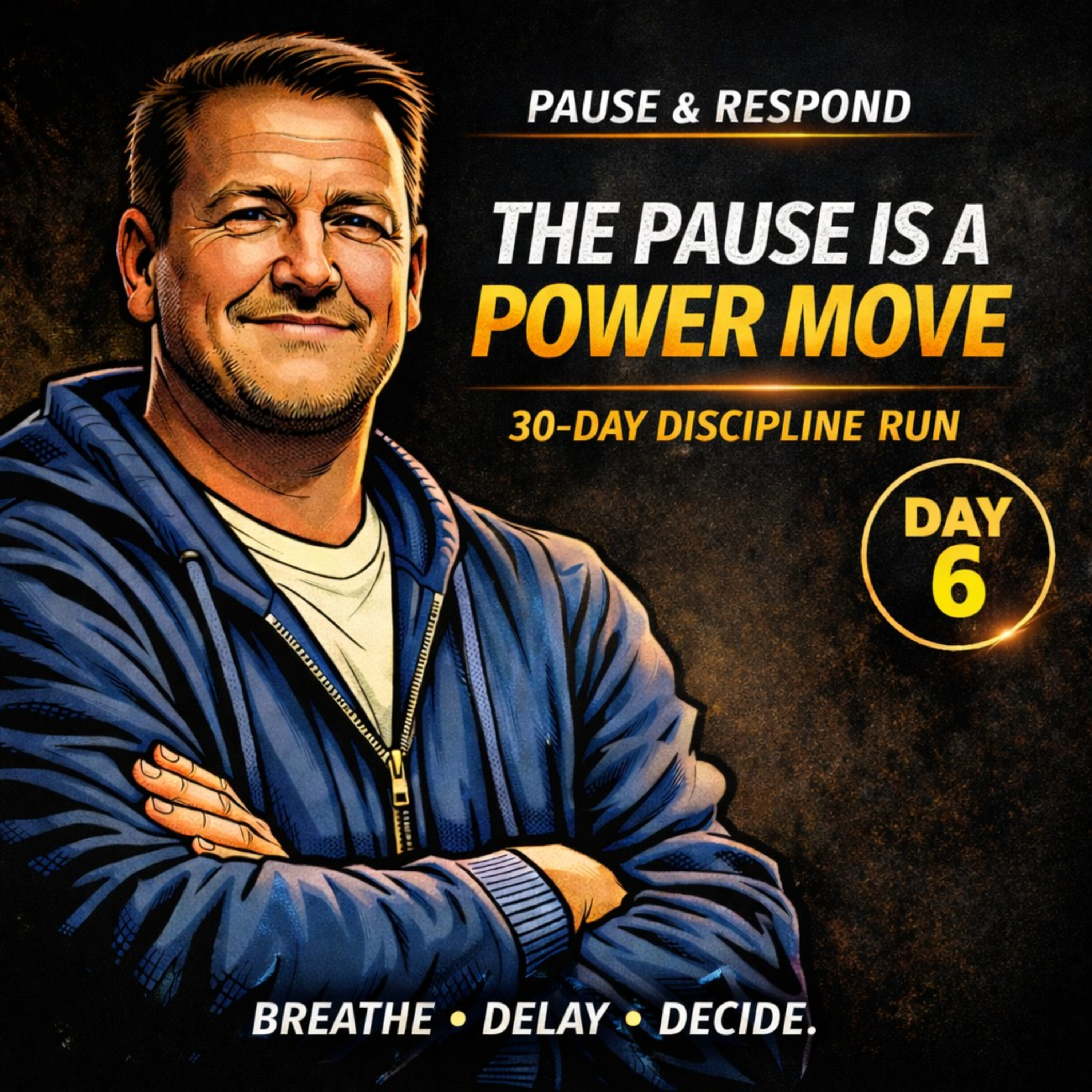 Daily Rep #06 — The Power of the Pause | How to Stop Reacting and Respond with Emotional Control episode artwork