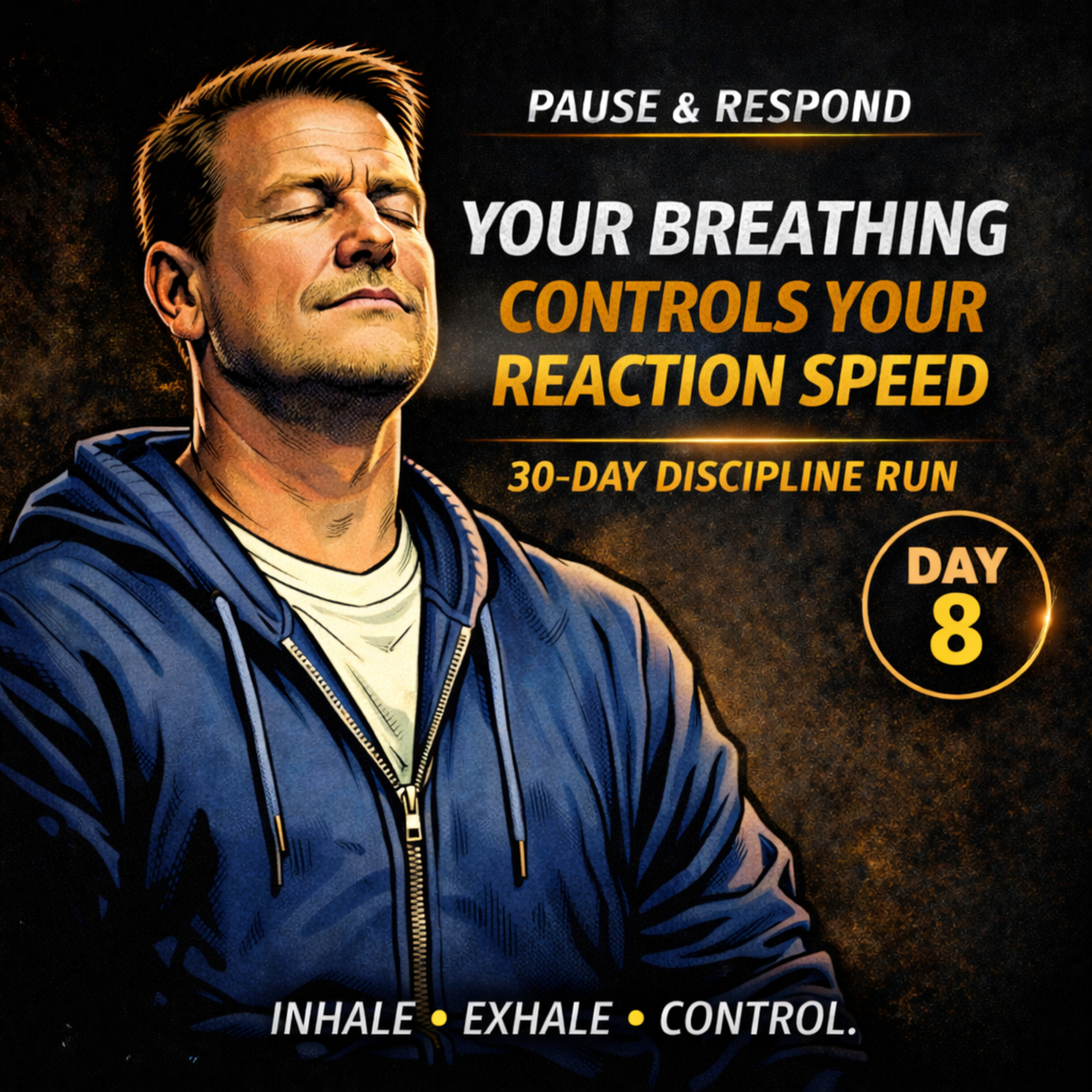 Daily Rep #08 — Your Breathing Controls Your Reaction Speed | Emotional Regulation and Anger Control in Conflict episode artwork