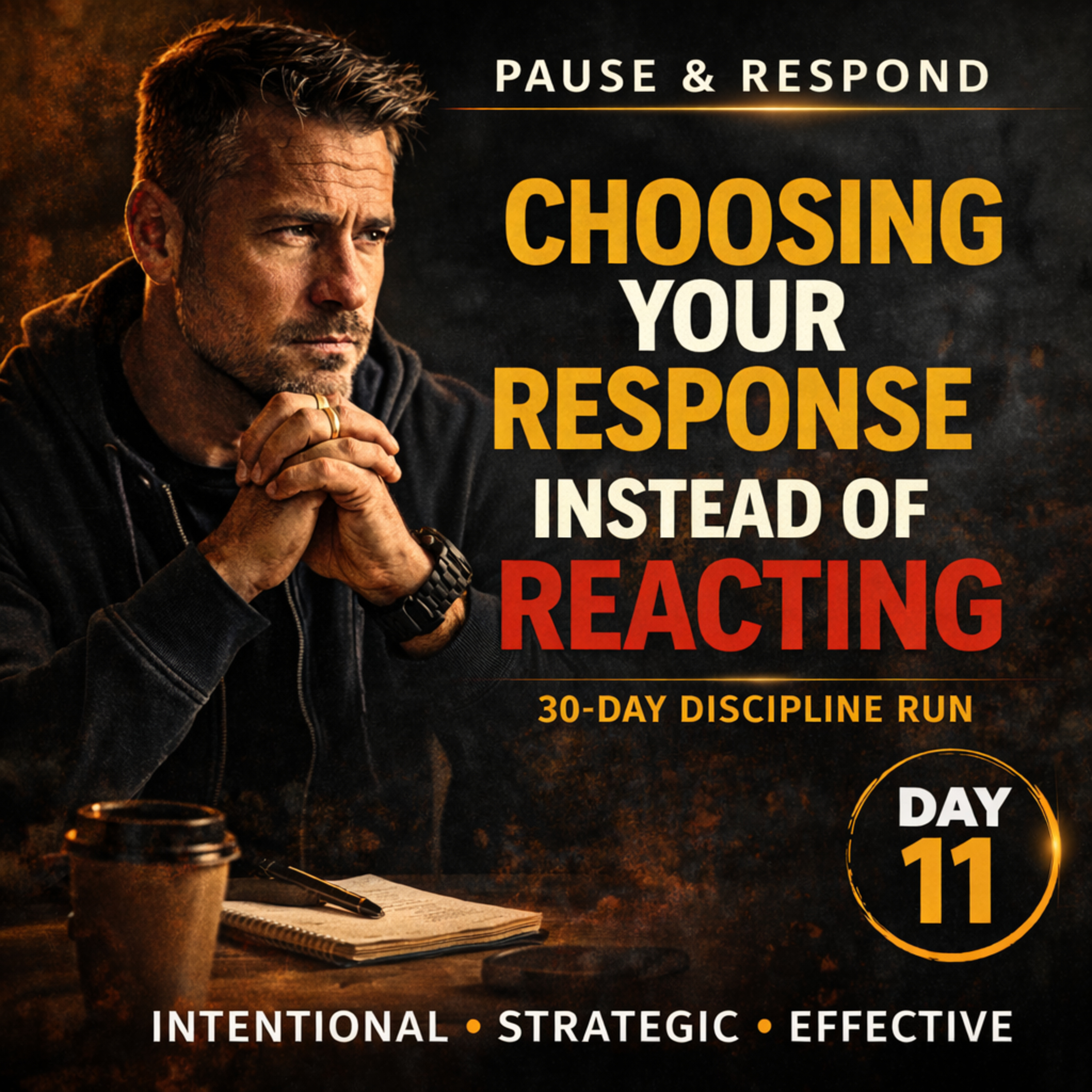 Daily Rep #11 — Choosing Your Response Instead of Reacting | Emotional Control and Leadership Communication episode artwork