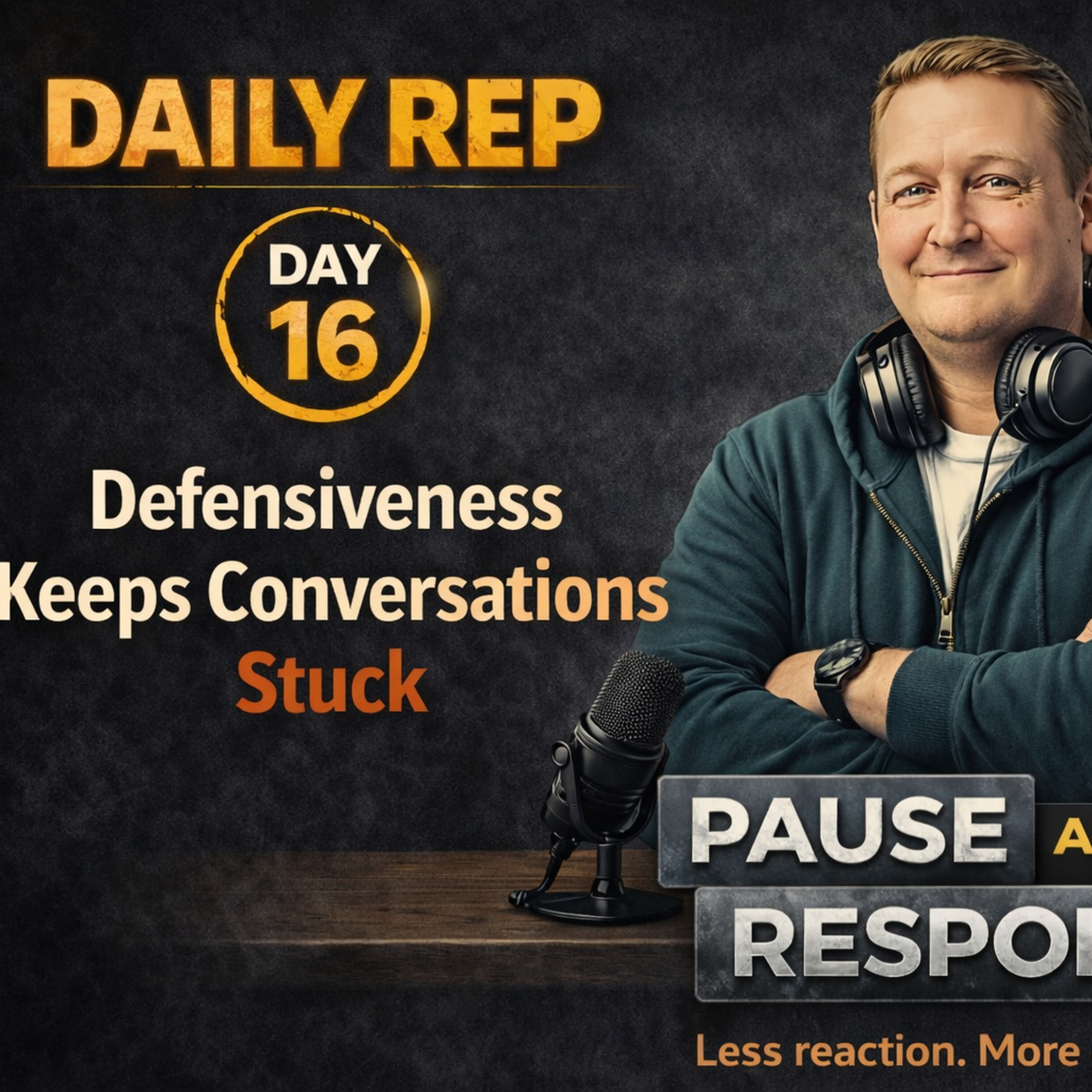 Daily Rep #16 — Defensiveness Keeps Conversations Stuck | Emotional Intelligence and Conflict Communication episode artwork