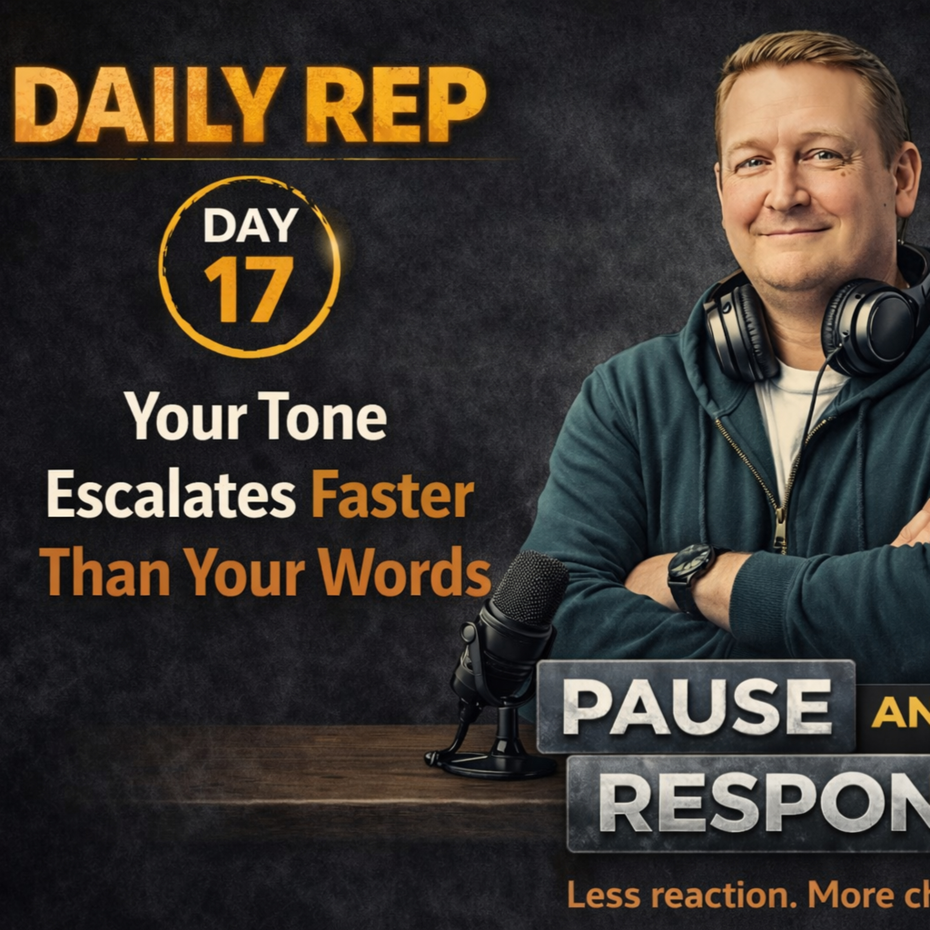 Daily Rep #17 — Your Tone Escalates Faster Than Your Words | Emotional Intelligence and Conflict Communication episode artwork
