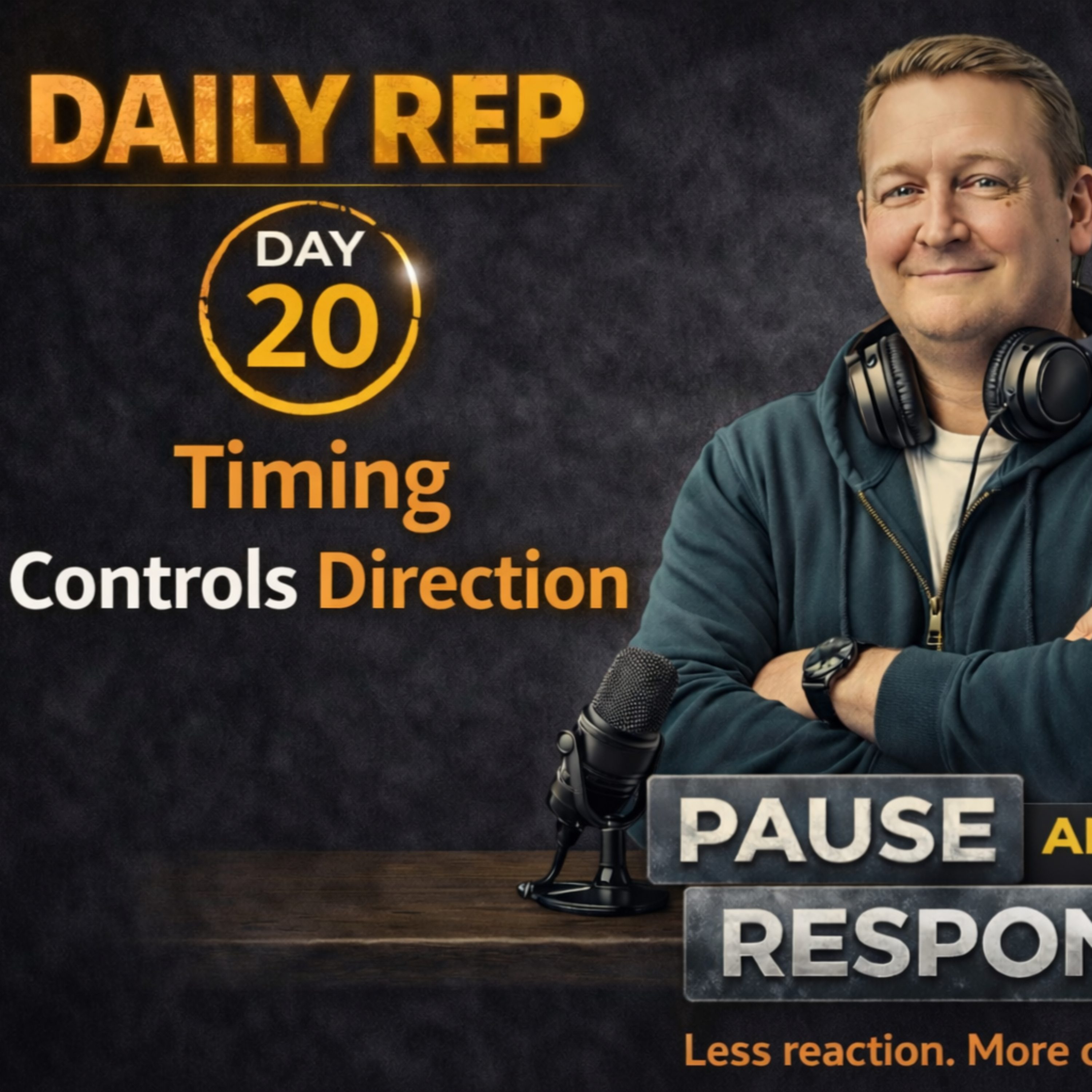 Daily Rep #20 — Control Is Built Through Repetition | Emotional Discipline and Leadership Communication