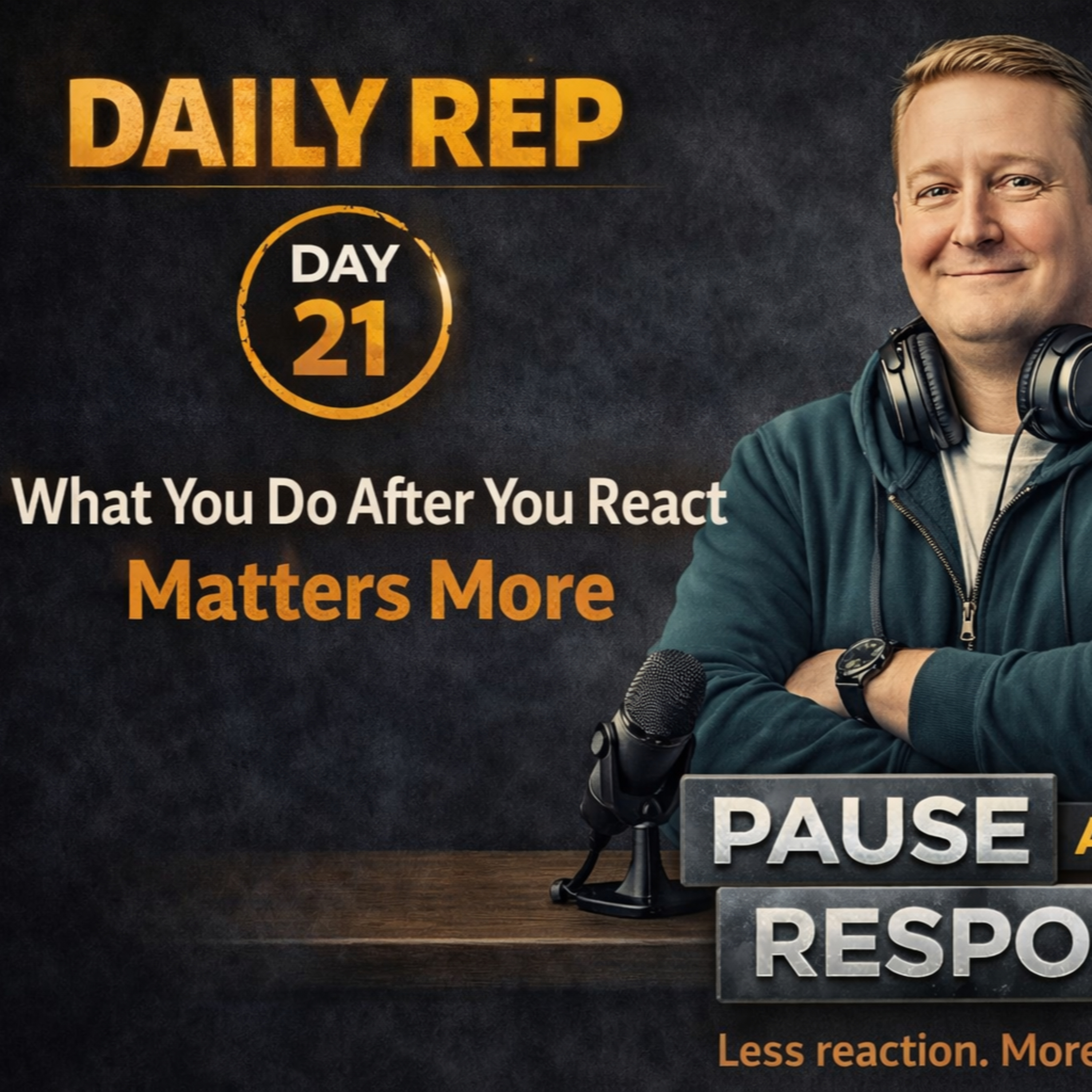 Daily Rep #21 — What You Do After You React Matters More | Emotional Intelligence and Conflict Repair episode artwork