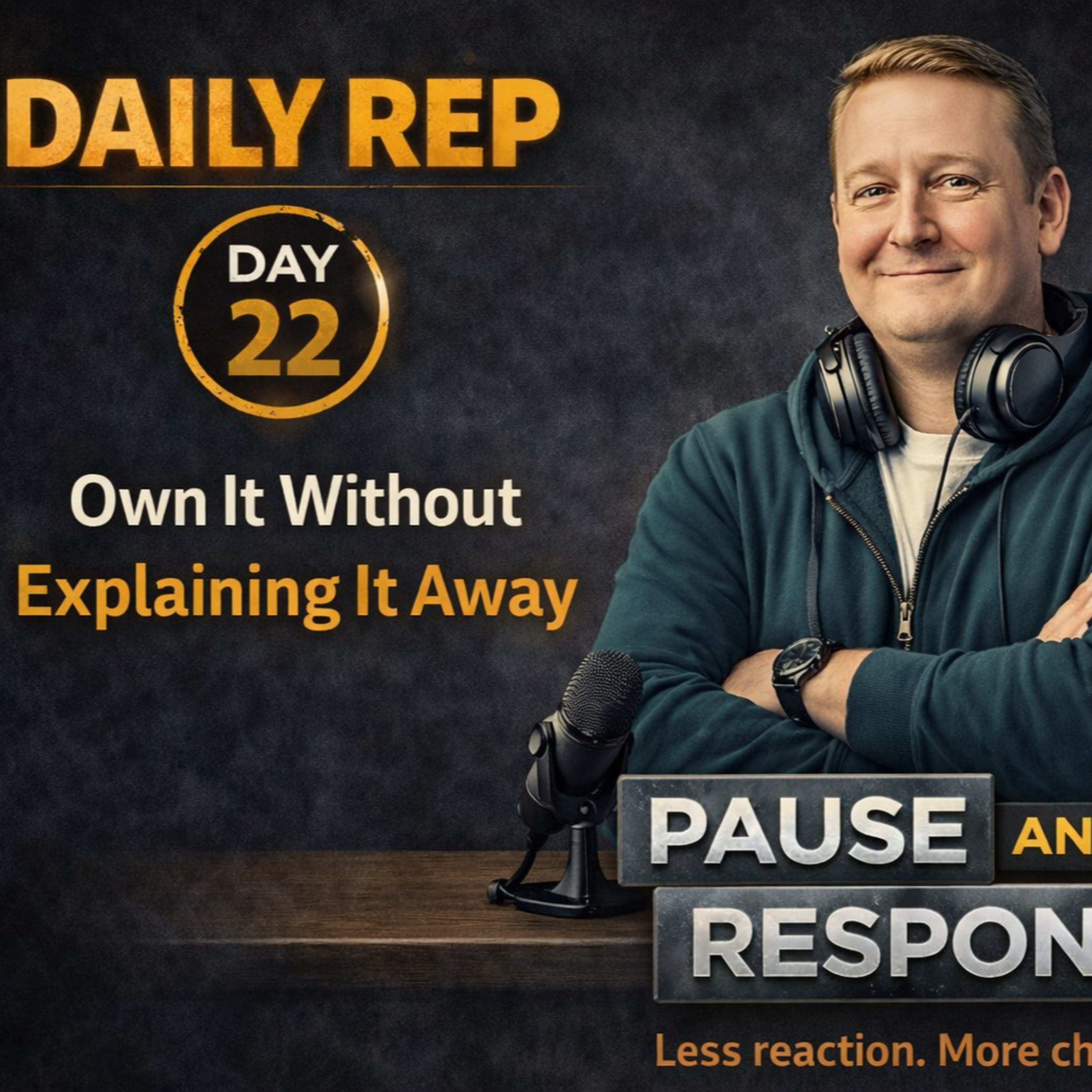 Daily Rep #22 — Own It Without Explaining It Away | Emotional Intelligence and Conflict Repair episode artwork