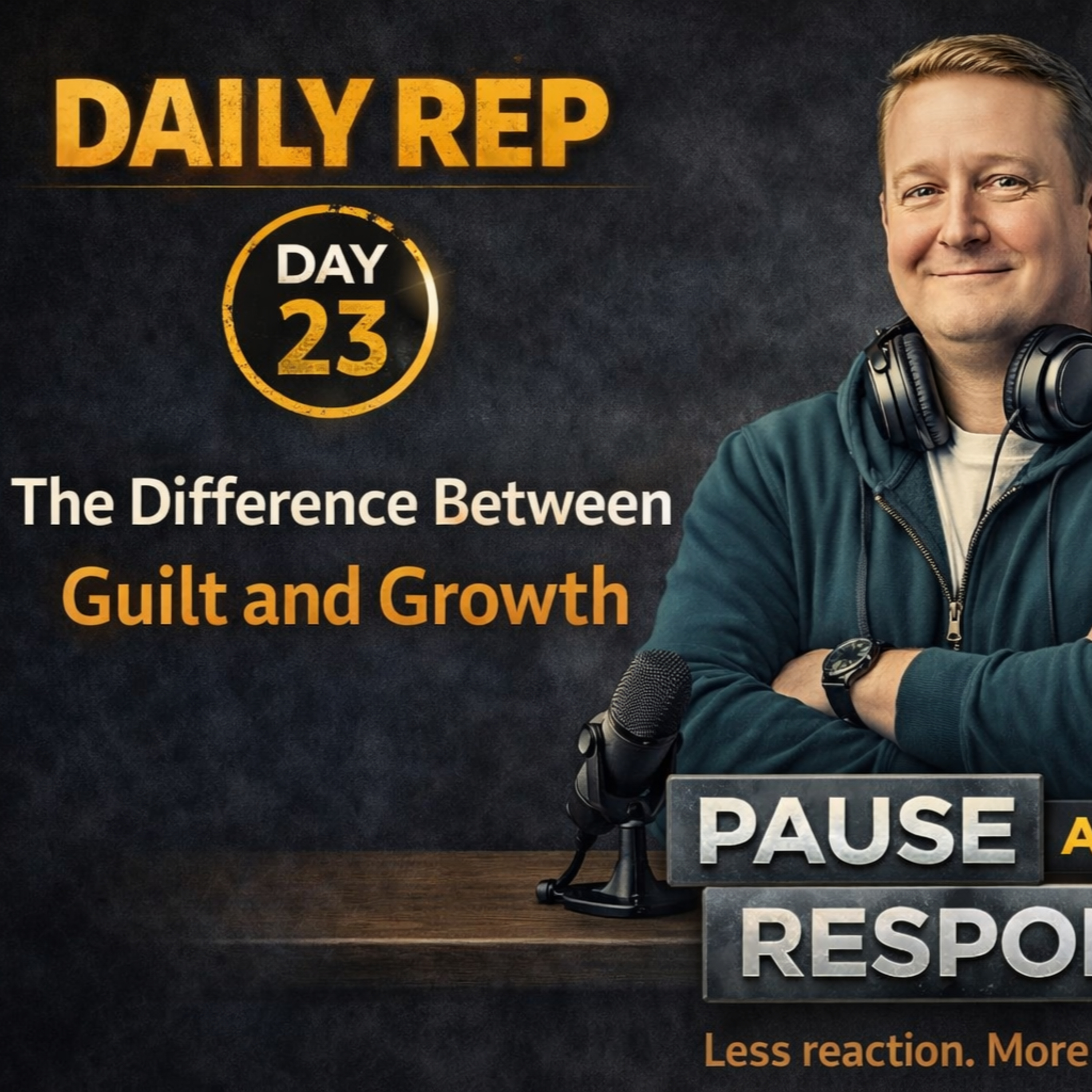 Daily Rep #23 — The Difference Between Guilt and Growth | Emotional Intelligence and Personal Development episode artwork