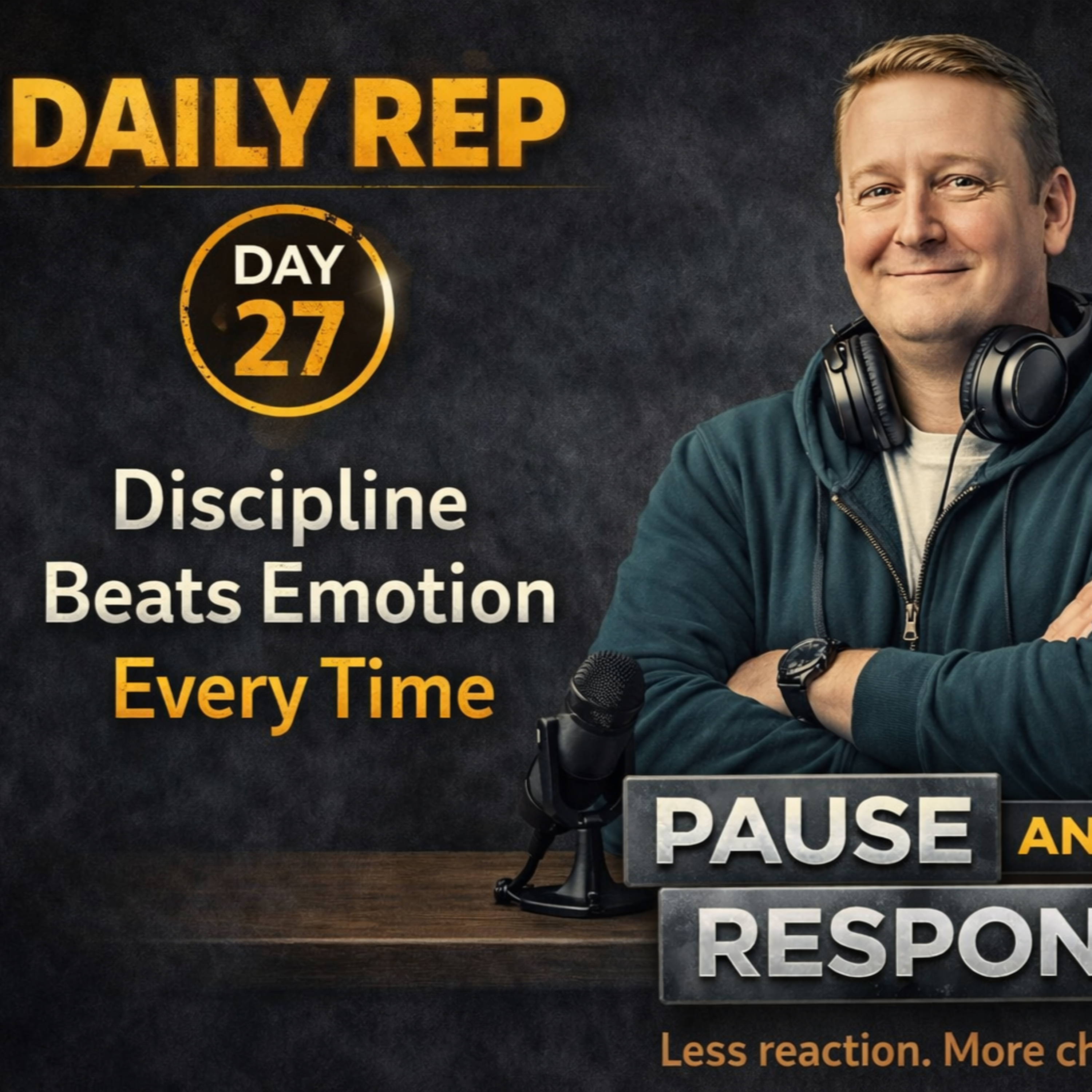 Daily Rep #27 — Discipline Beats Emotion Every Time | Emotional Control and Leadership Mindset