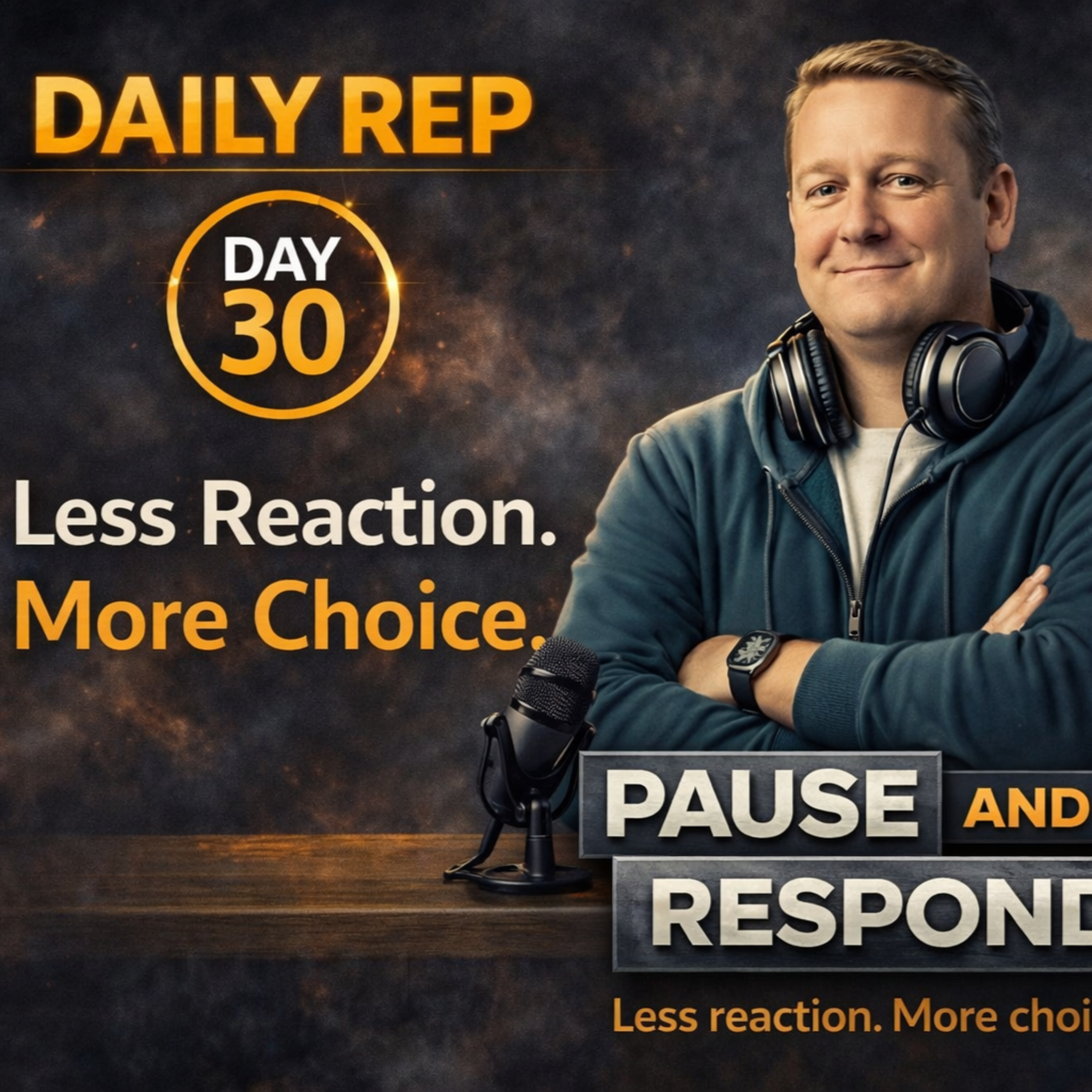 Daily Rep #30 — Less Reaction. More Choice. | Emotional Control and Decision-Making Framework episode artwork