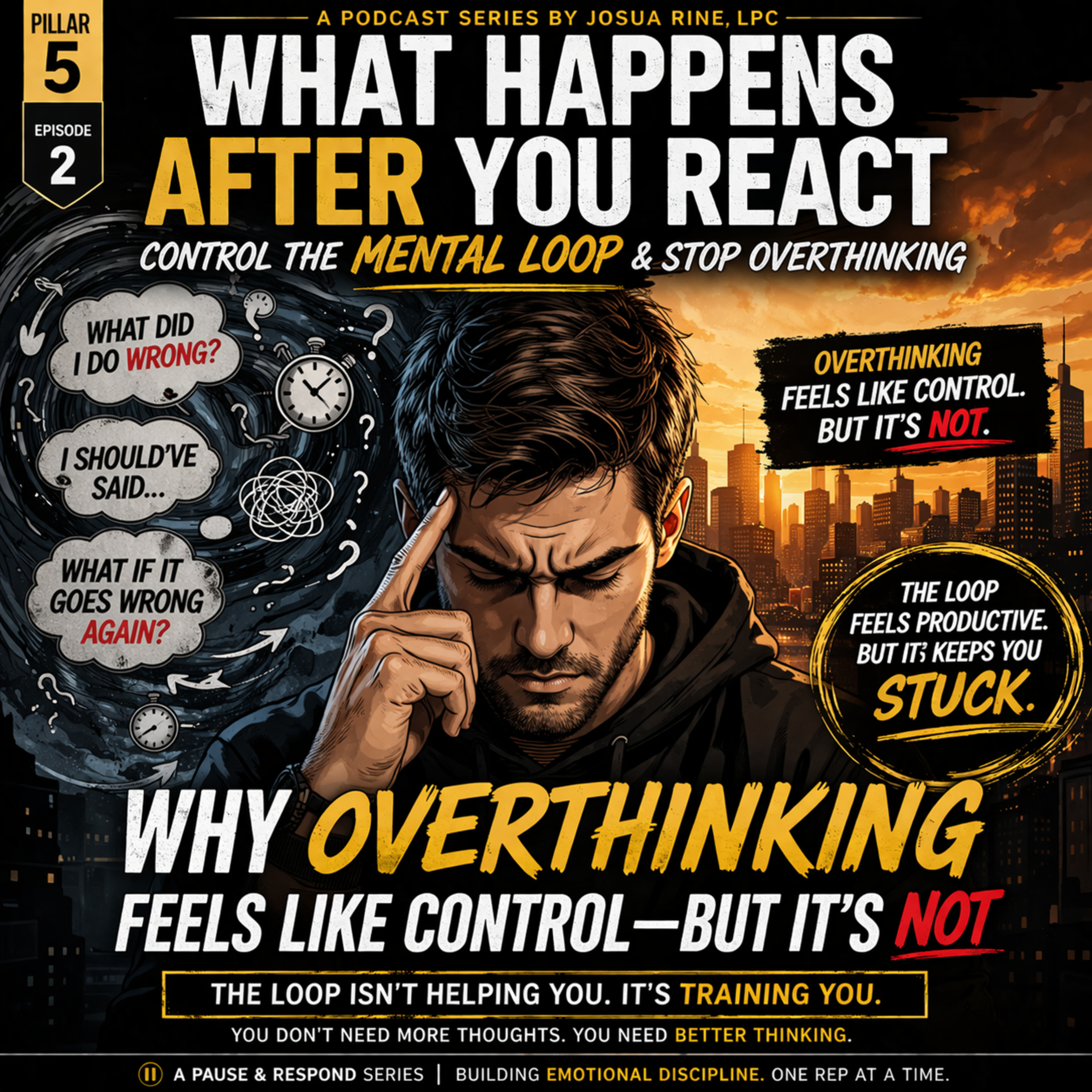 Why Overthinking Feels Like Control — But It’s Not | Stop the Mental Loop After You React episode artwork