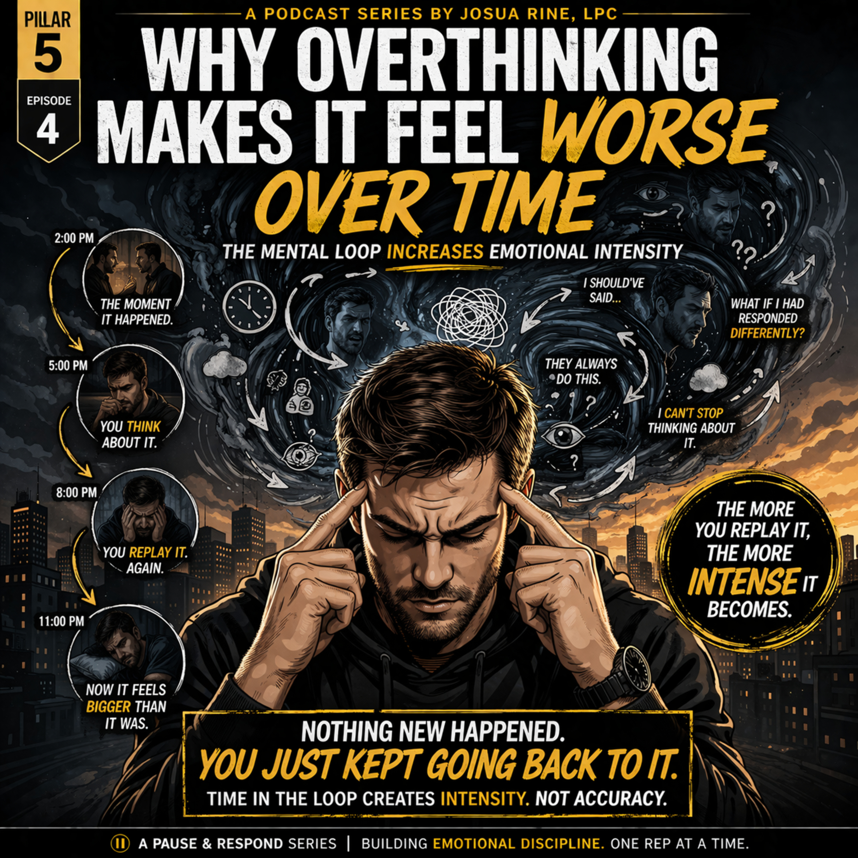Why Overthinking Makes It Feel Worse Over Time | The Mental Loop Increases Emotional Intensity episode artwork