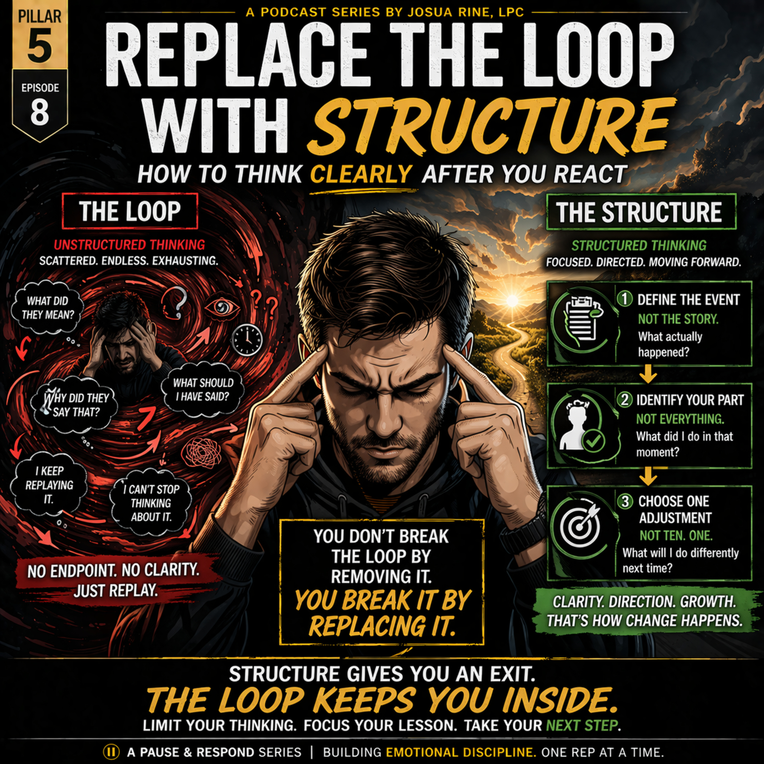 How to Stop Overthinking by Replacing It | A Simple System to Regain Control After You React