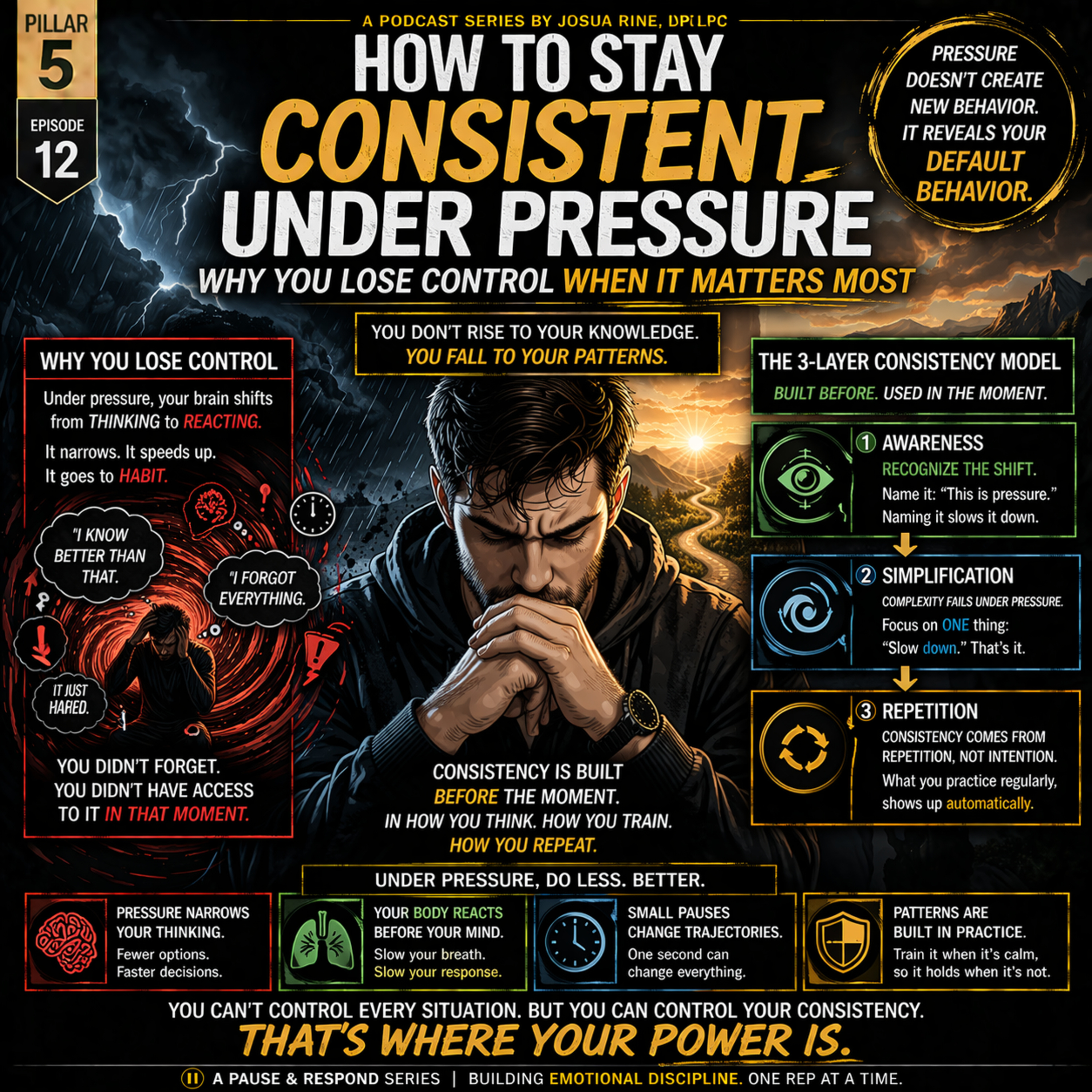 Why You Lose Control Under Pressure | How to Stay Consistent When Emotions Are High episode artwork