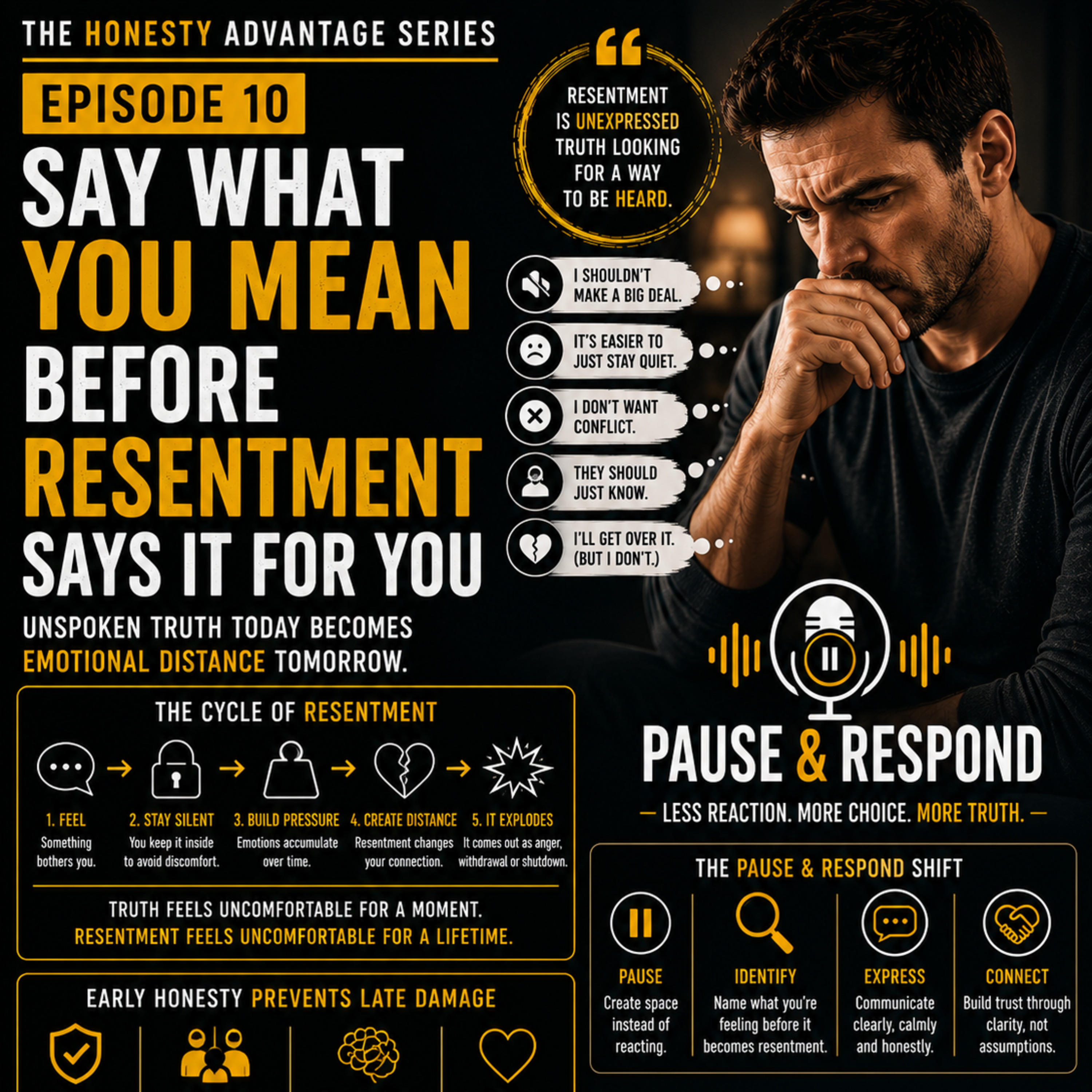 Say What You Mean Before Resentment Says It For You | How Resentment Destroys Relationships episode artwork